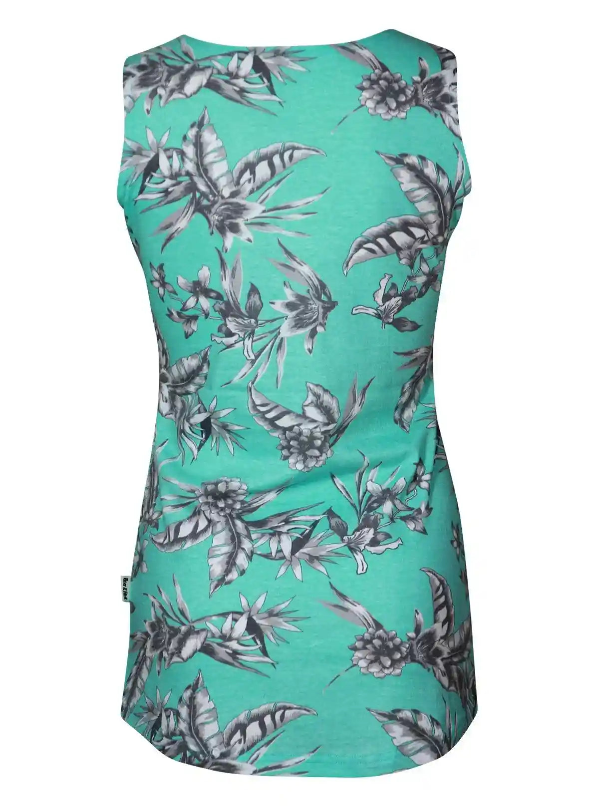 Women’s Green Abstract Print Sleeveless Top – Stylish Casual by Boer and Fitch | Buy Online at  Boer and Fitch