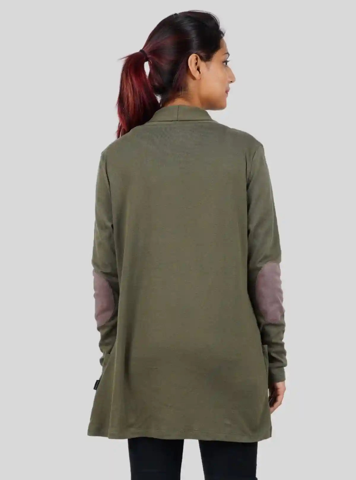 Women's Military Green Solid Shrug in 100% Cotton | Boer and Fitch | Buy Online at  Boer and Fitch