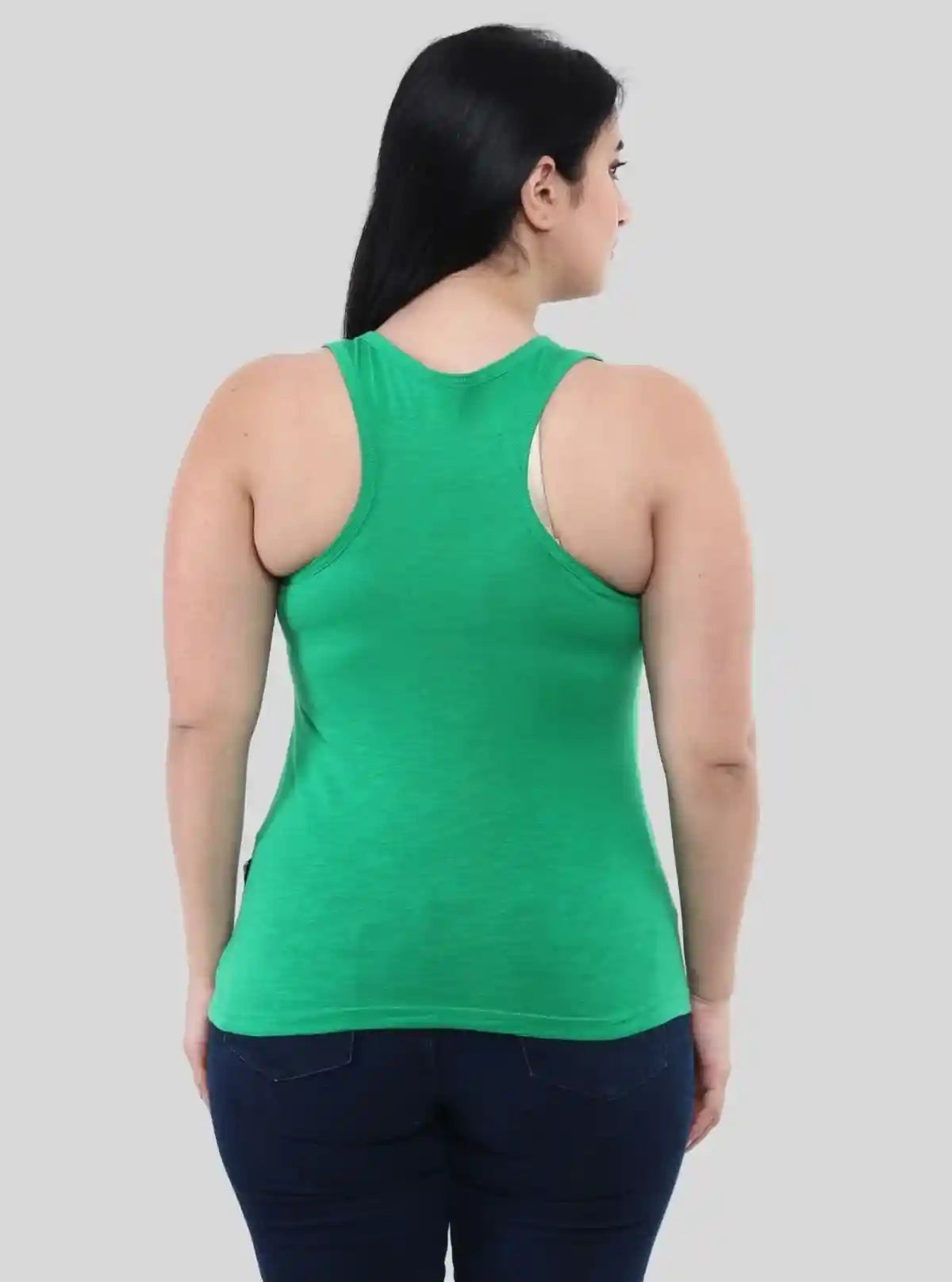 Women’s Solid Green Sleeveless Top – Boer and Fitch | Buy Online at  Boer and Fitch