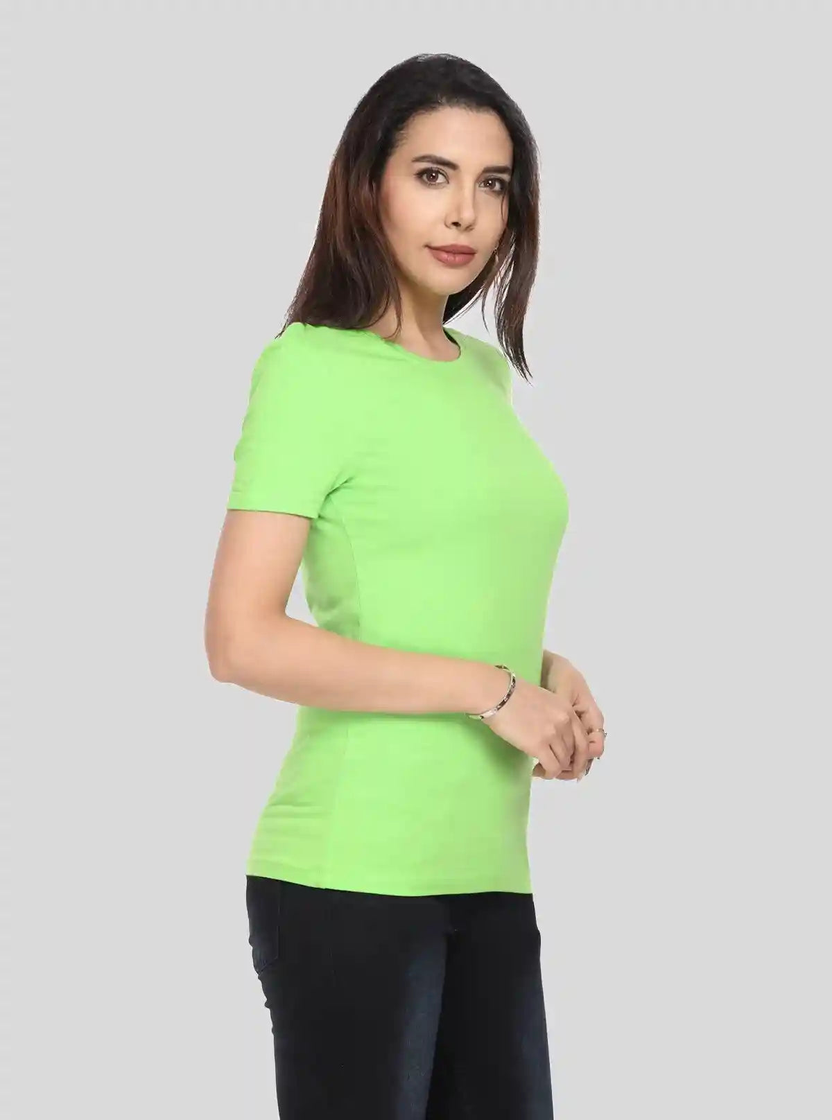 Women's Limmette Solid Crew Neck Cotton Slub Jersey Short Sleeve T-Shirt by Boer and Fitch | Buy Online at  Boer and Fitch