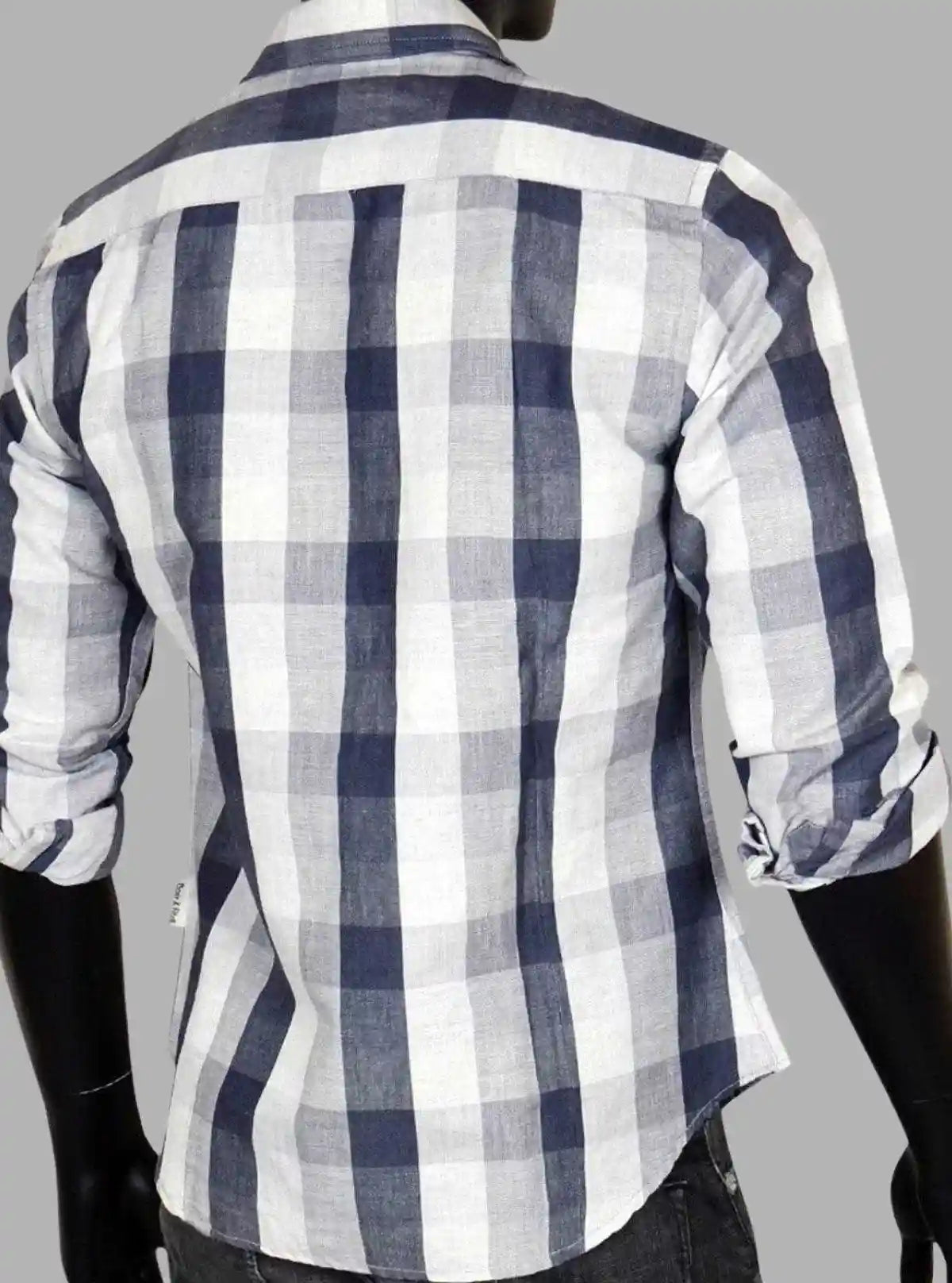 Classic Grey Striped Linen Full Sleeve Shirt for Men – Casual & Smart by Boer and Fitch | Buy Online at  Boer and Fitch