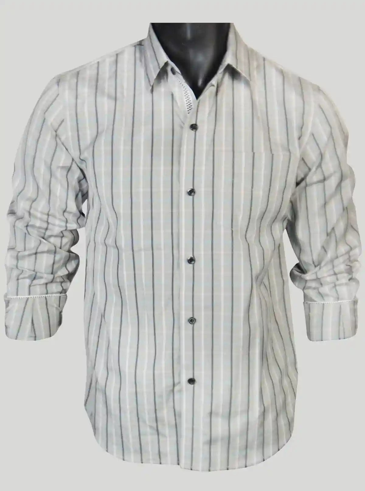 Grey Stripe Casual Shirt for Men – Stylish Everyday Wear by Boer and Fitch | Buy Online at  Boer and Fitch