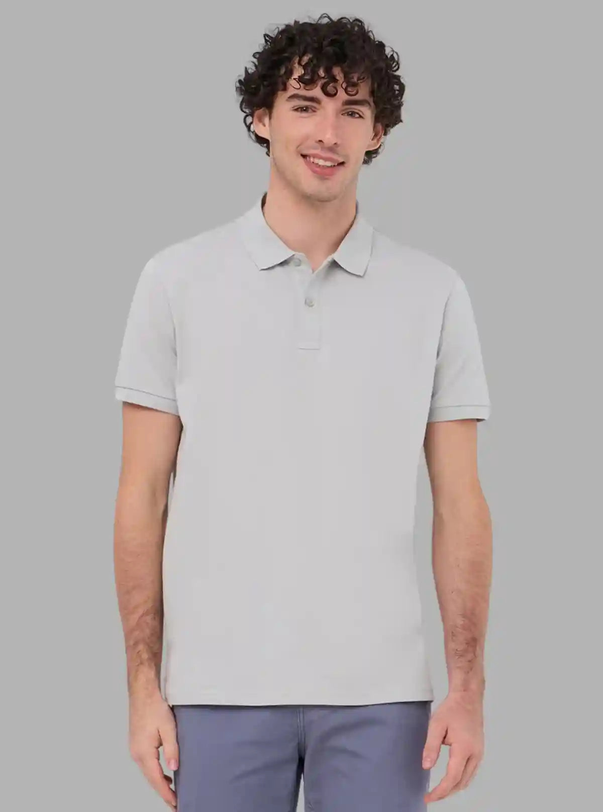 Men’s Grey Pique Polo T-Shirt – Classic Fit, Breathable & Timeless Style | Buy Online at  Boer and Fitch