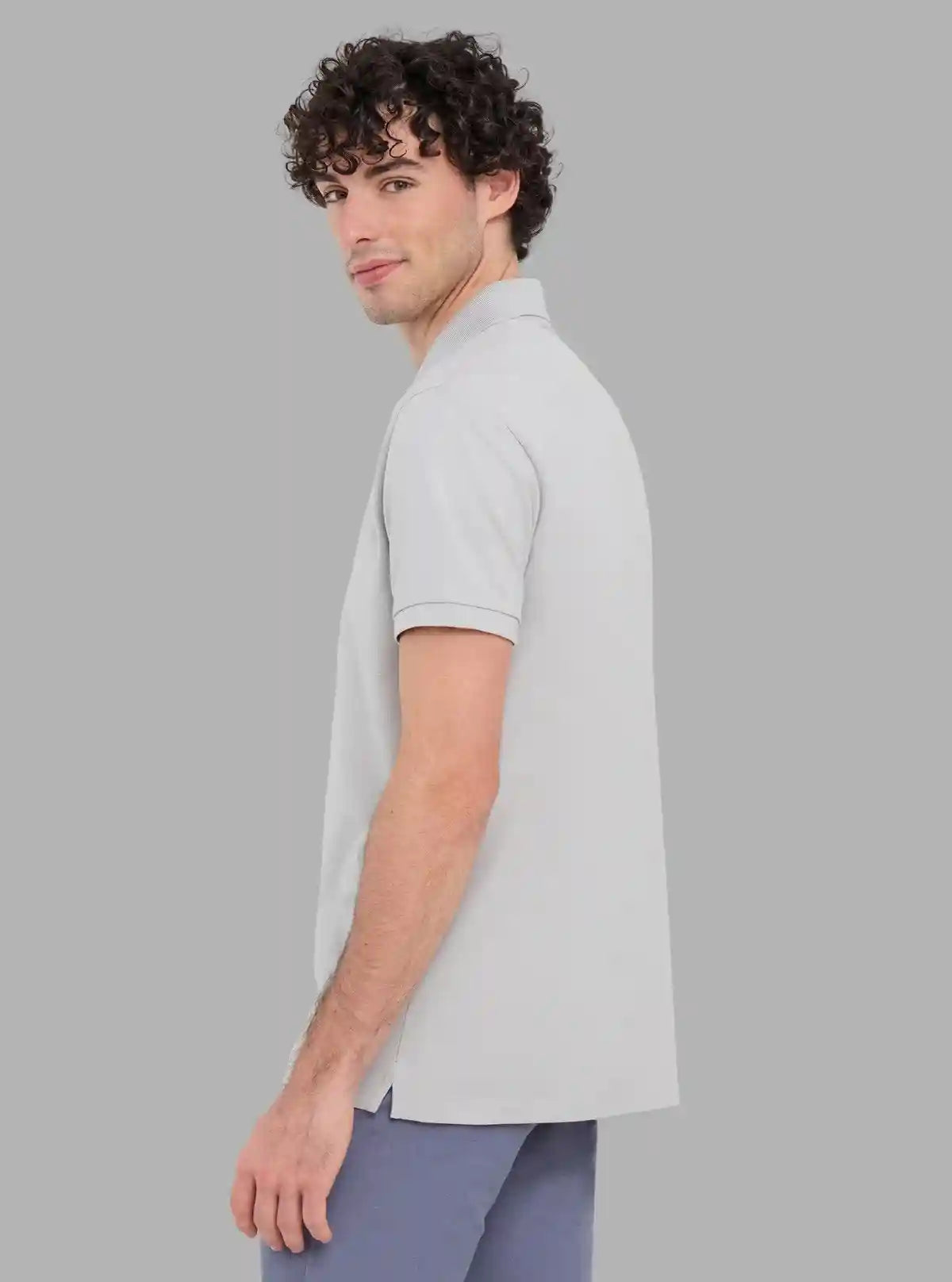 Men’s Grey Pique Polo T-Shirt – Classic Fit, Breathable & Timeless Style | Buy Online at  Boer and Fitch