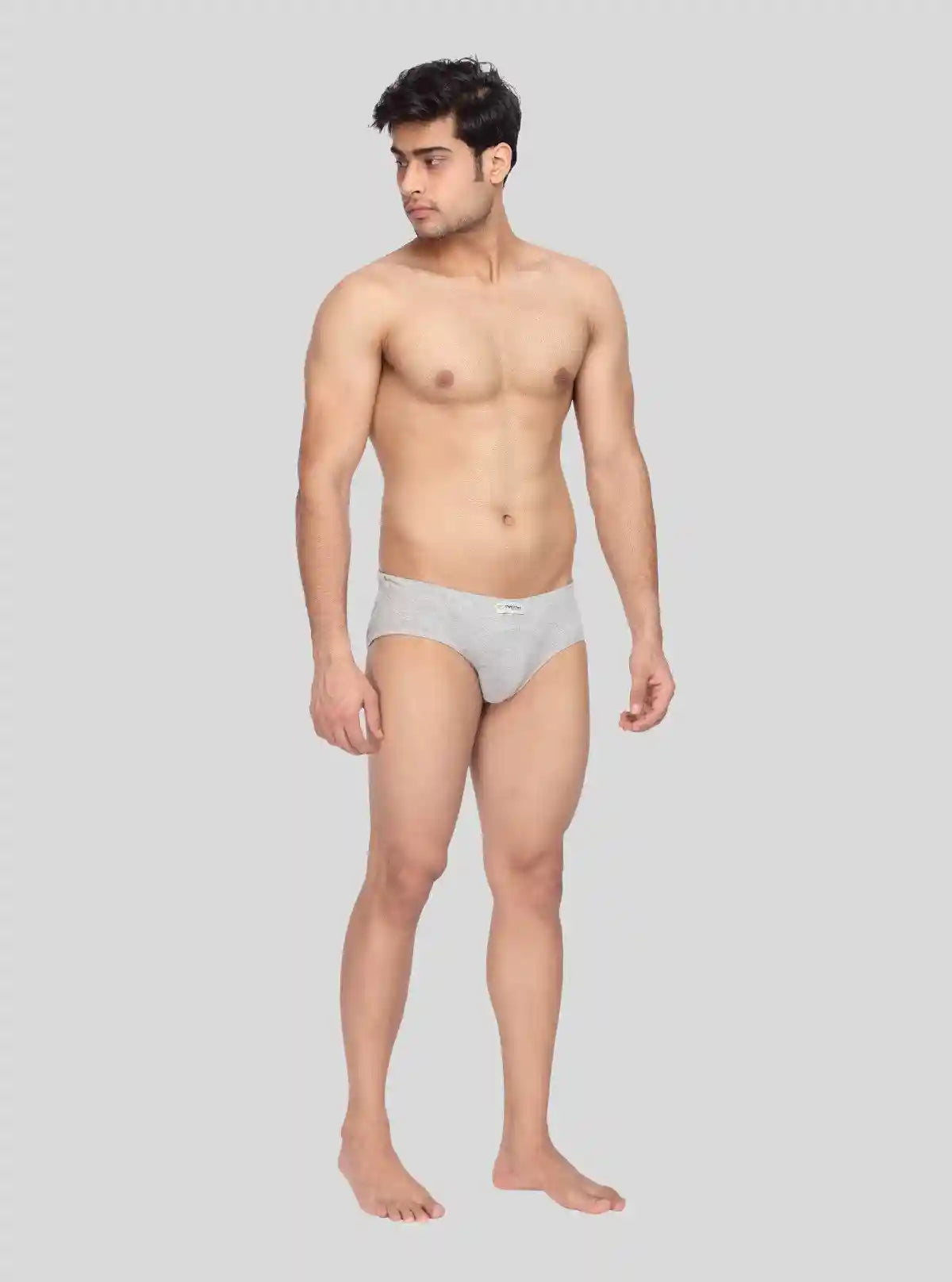 Men's Grey Classic Fit Briefs – Pack of 2 | Buy Online at  Boer and Fitch