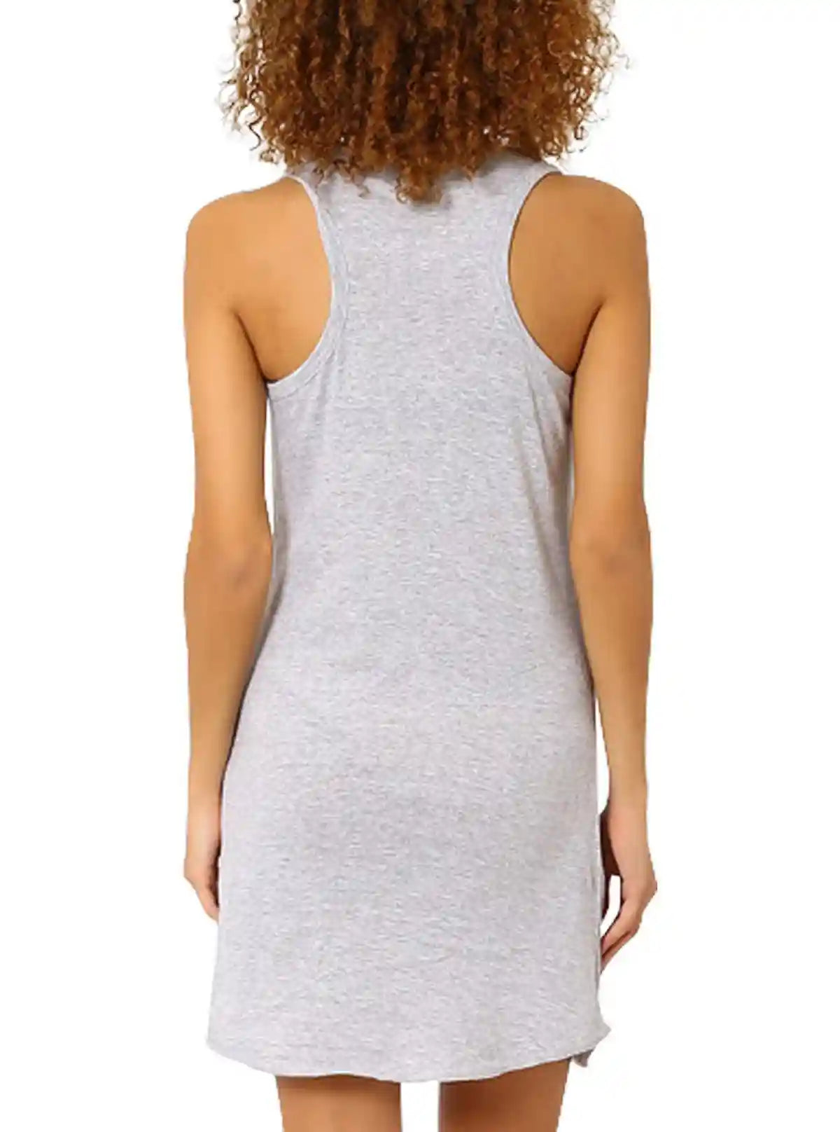 Women’s Grey Melange Cotton Jersey Knit Long Dress – Casual Chic Comfort | Buy Online at  Boer and Fitch
