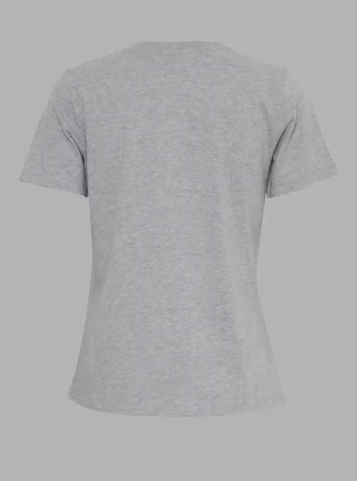 Women's Grey Melange V-Neck Nature Print Short Sleeve Cotton Jersey T-Shirt by Boer and Fitch | Buy Online at  Boer and Fitch