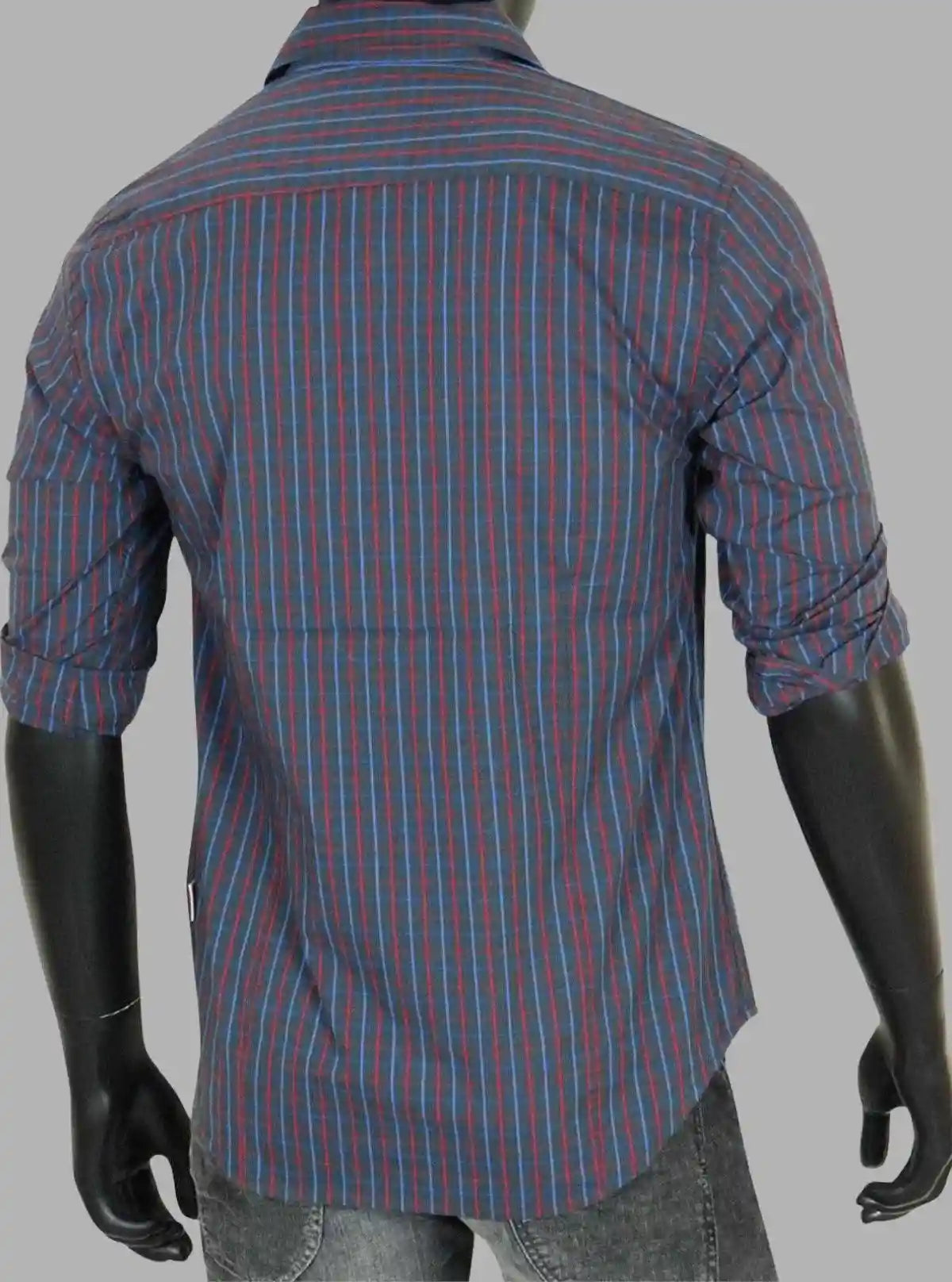 Grey Multi-Color Checked Slim Fit Full Sleeve Shirt for Men – Casual & Smart by Boer and Fitch | Buy Online at  Boer and Fitch