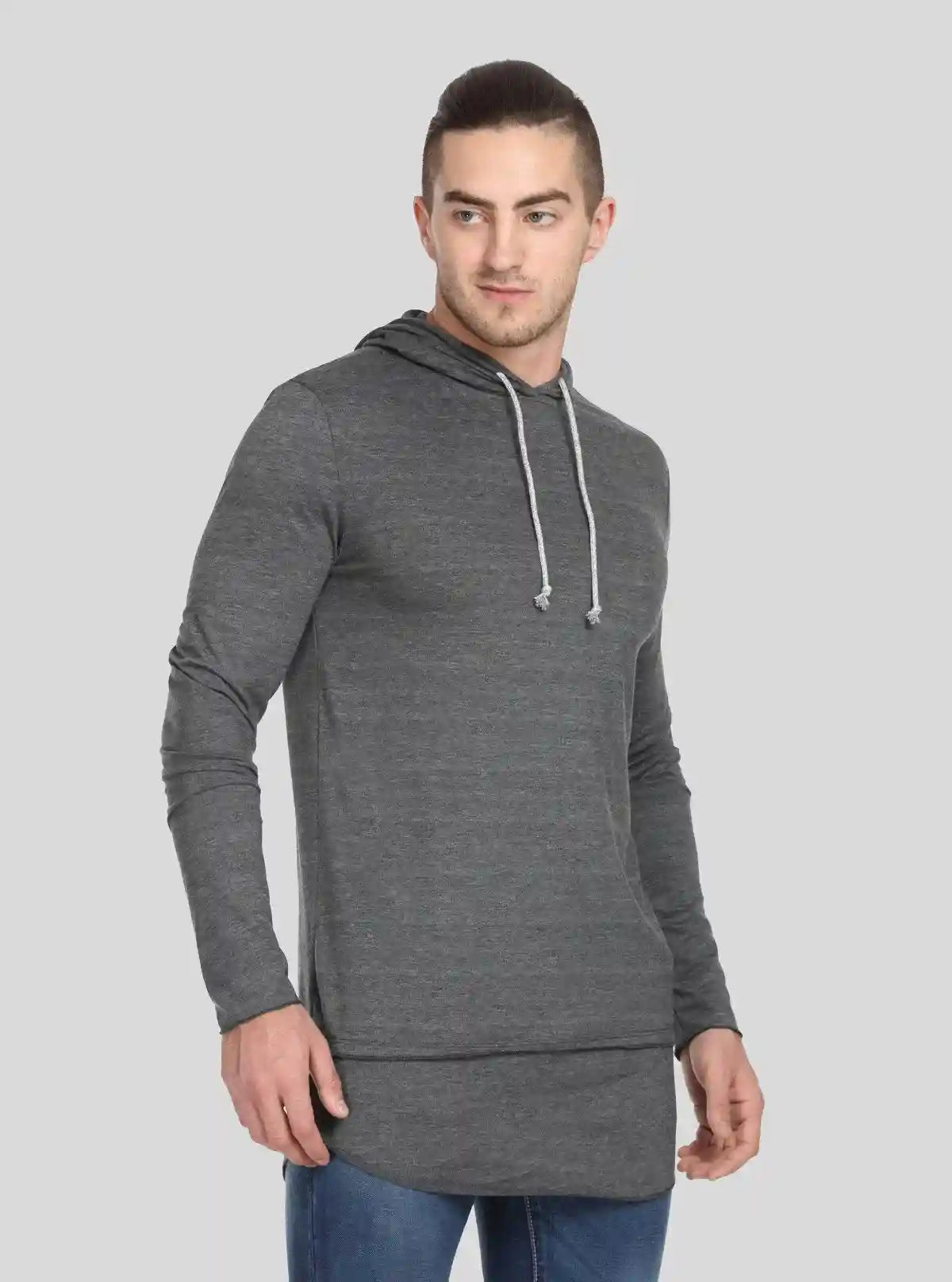 Men’s Elegant Grey Hoodie – Minimalist Design, Maximum Comfort | Buy Online at  Boer and Fitch
