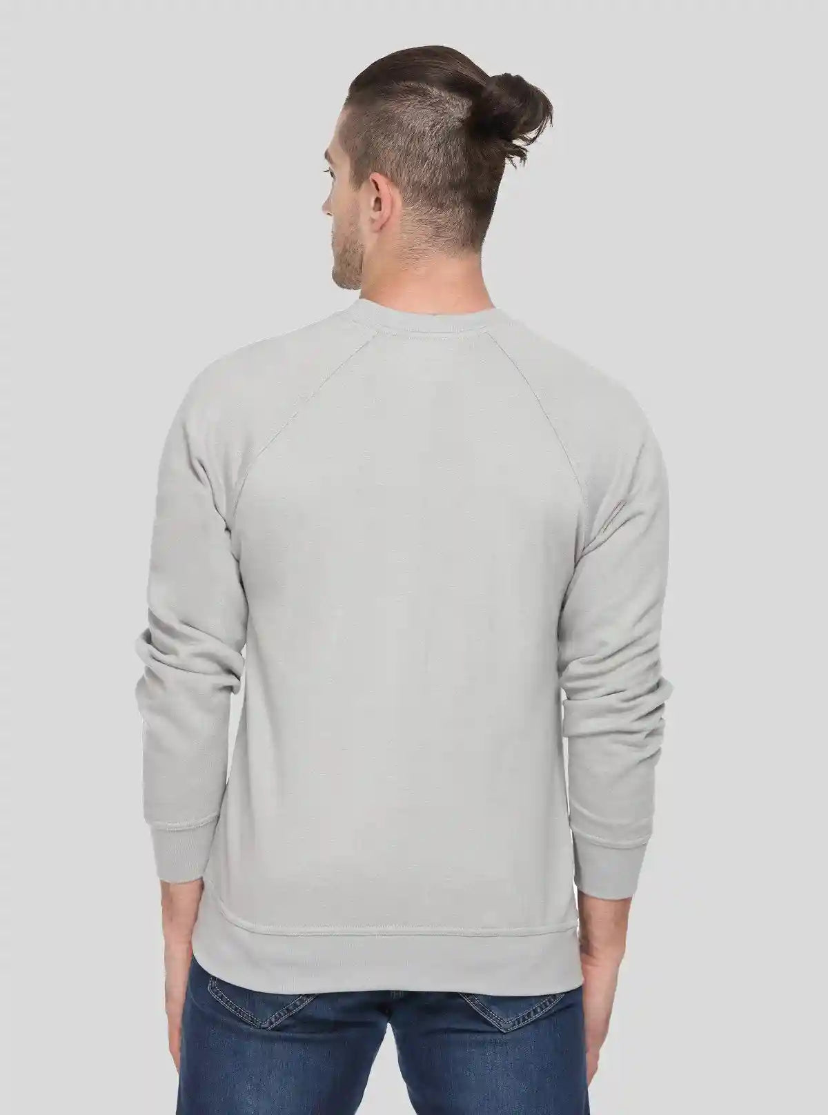 Men’s Grey Fleece Sweatshirt – Classic Style with All-Day Warmth | Buy Online at  Boer and Fitch