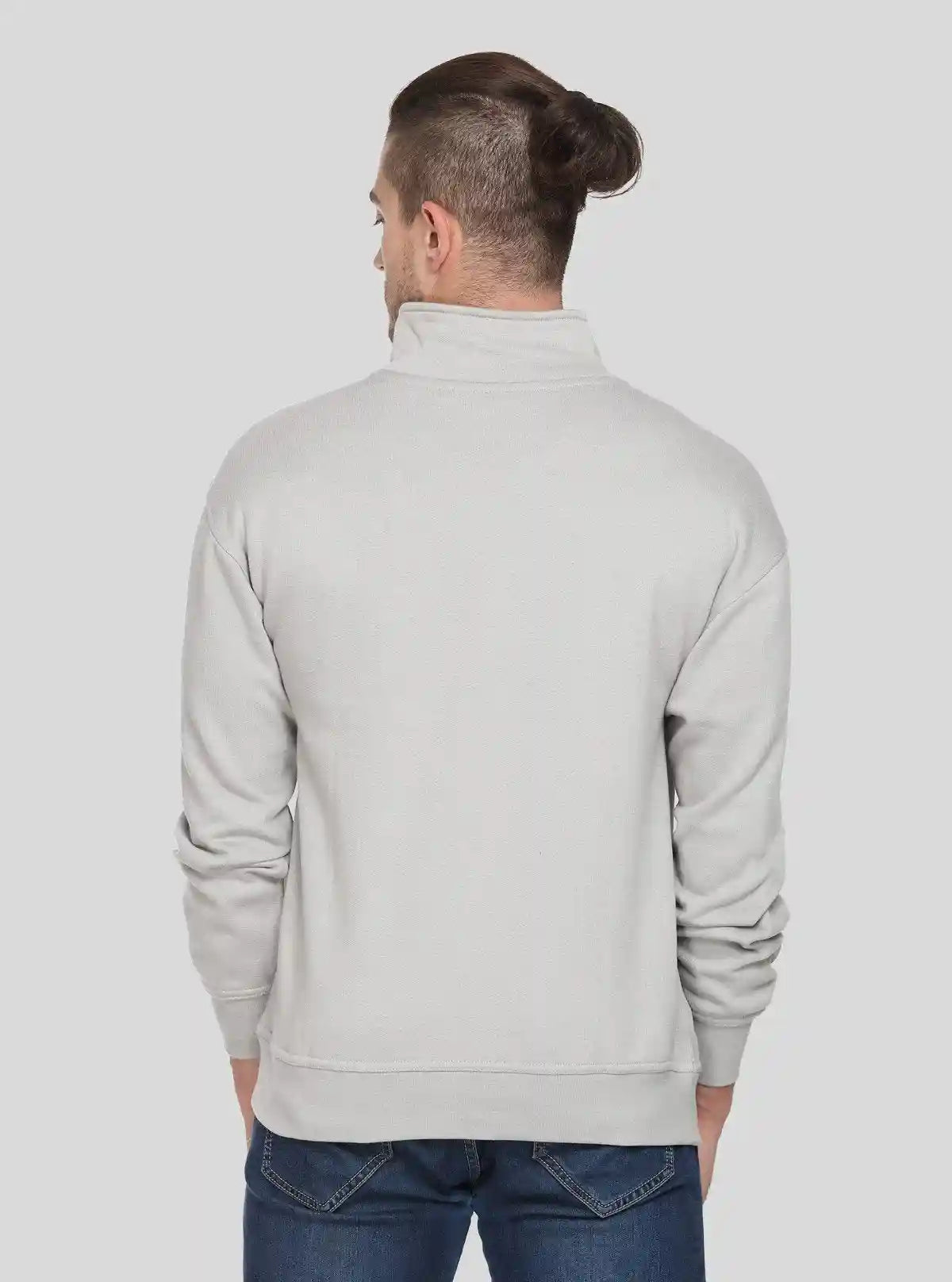 Men’s Grey Zipper Collar Cardigan – Smart Layers for Modern Comfort | Buy Online at  Boer and Fitch