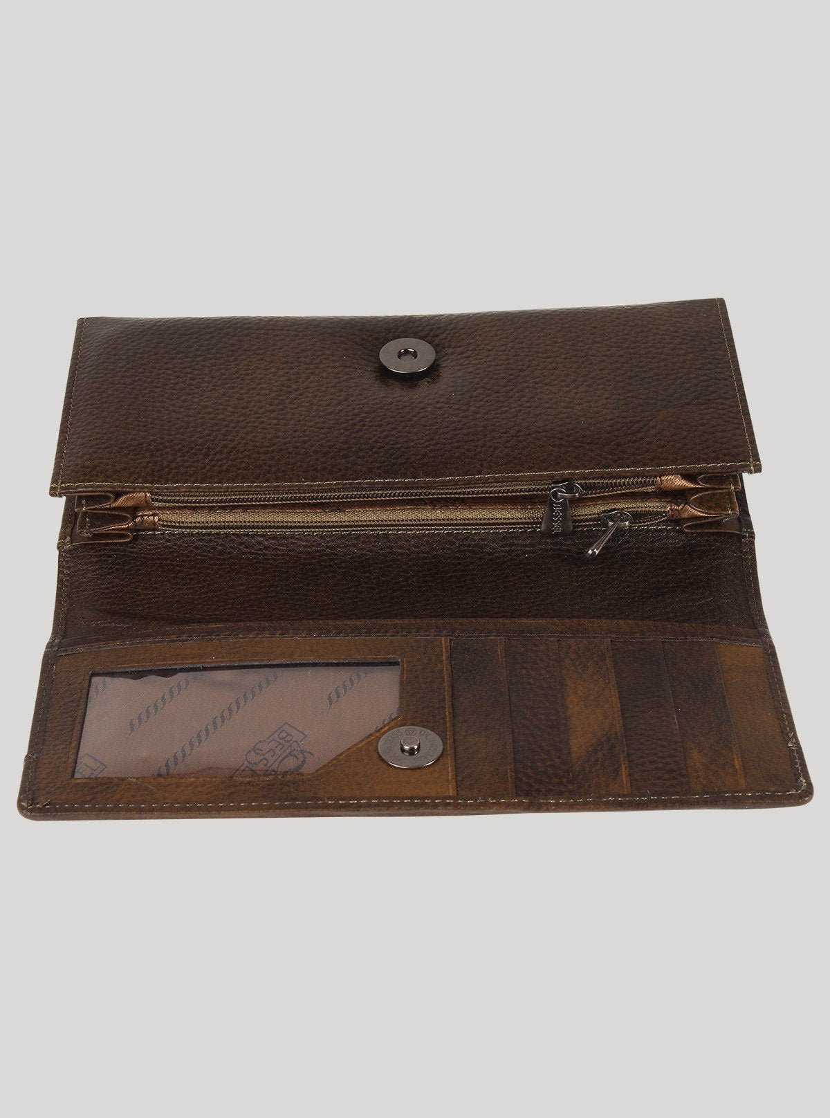 Light Brown Soft Leather Clutch Wallet – Elegant & Functional Accessory - Boer and Fitch
