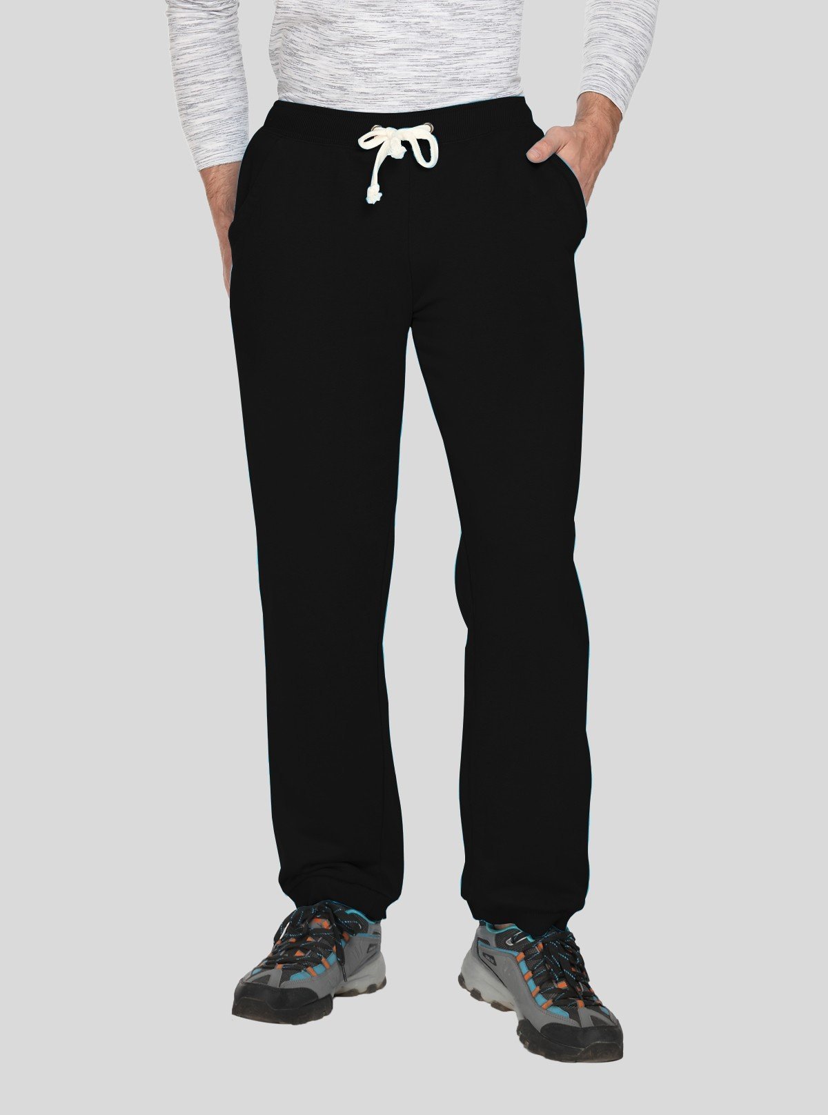 Men’s Black Fleece Joggers – Ultra - Soft Warmth with Sleek Style - Boer and Fitch