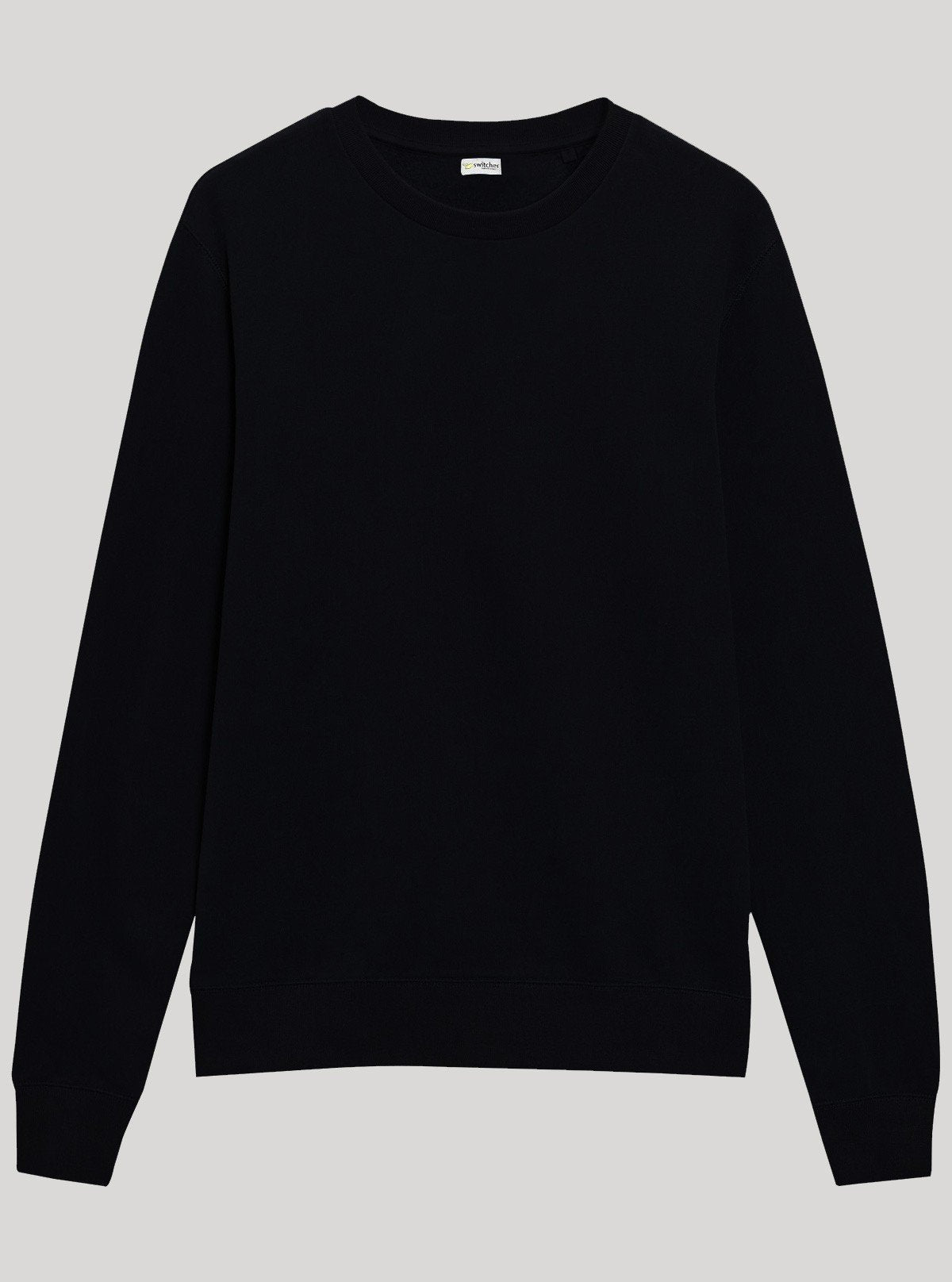 Men’s Black Garment Dyed Sweatshirt – Timeless Style with Washed Finish - Boer and Fitch