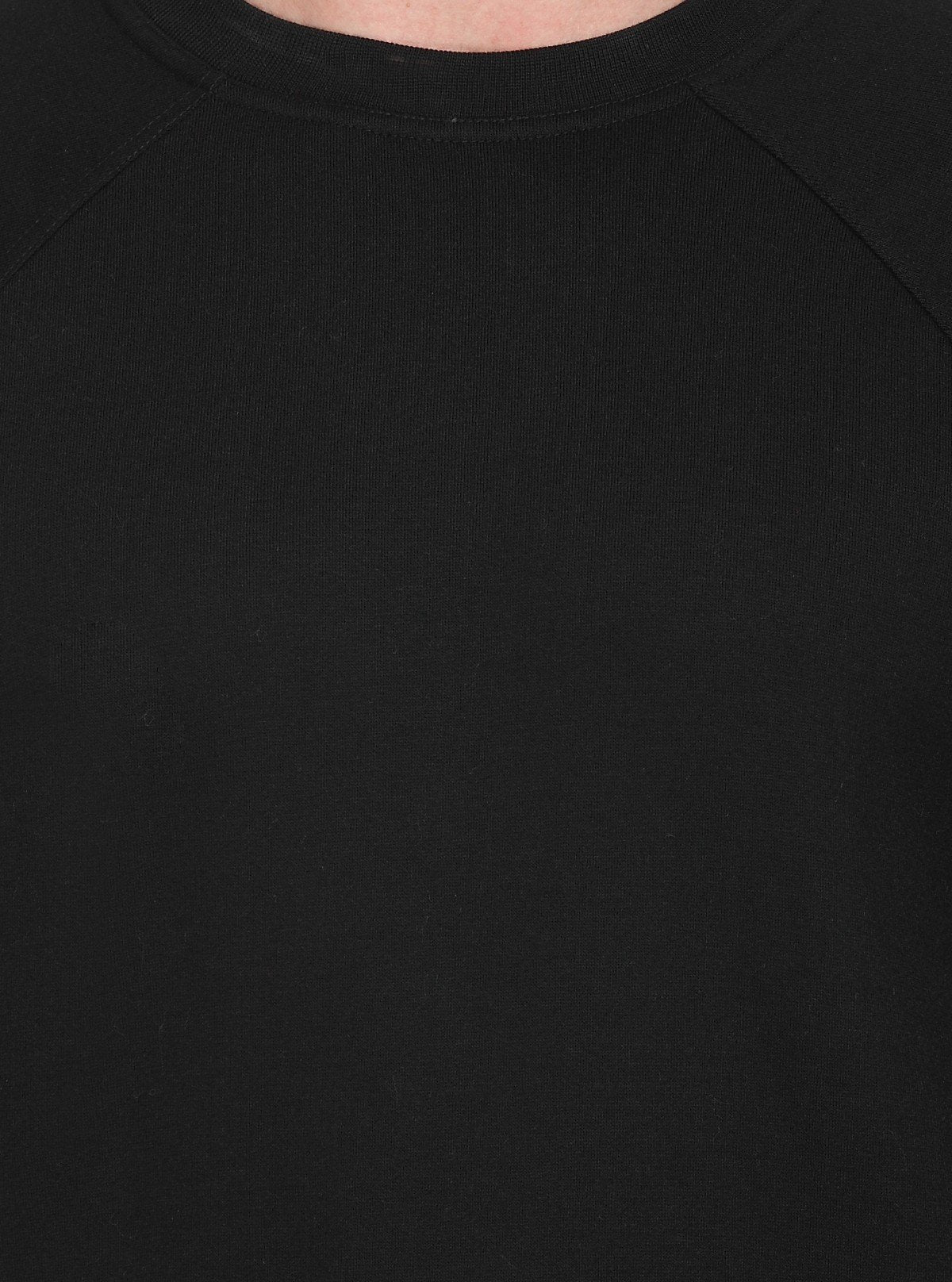 Men’s Black Raglon Fleece Sweatshirt – Sleek Design, All - Day Warmth - Boer and Fitch