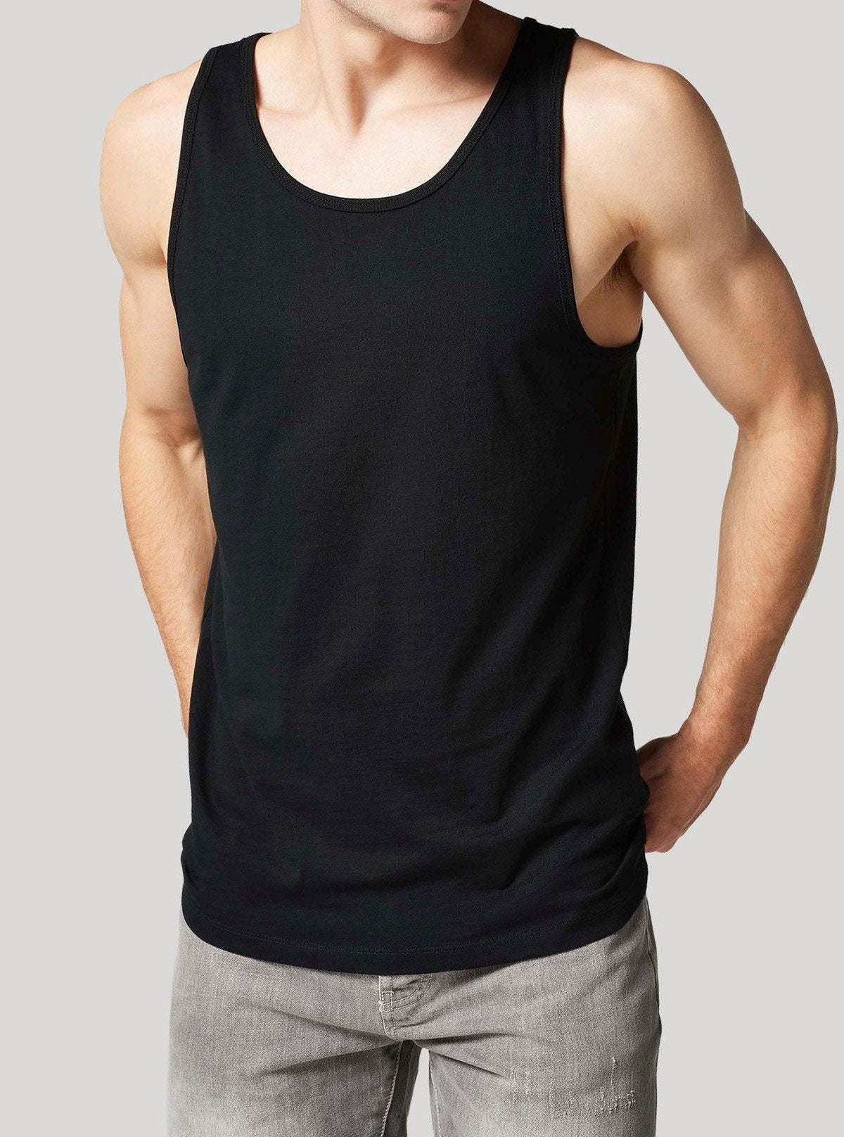Men’s Black Tank Top – Stylish & Comfortable | Boer & Fitch - Boer and Fitch