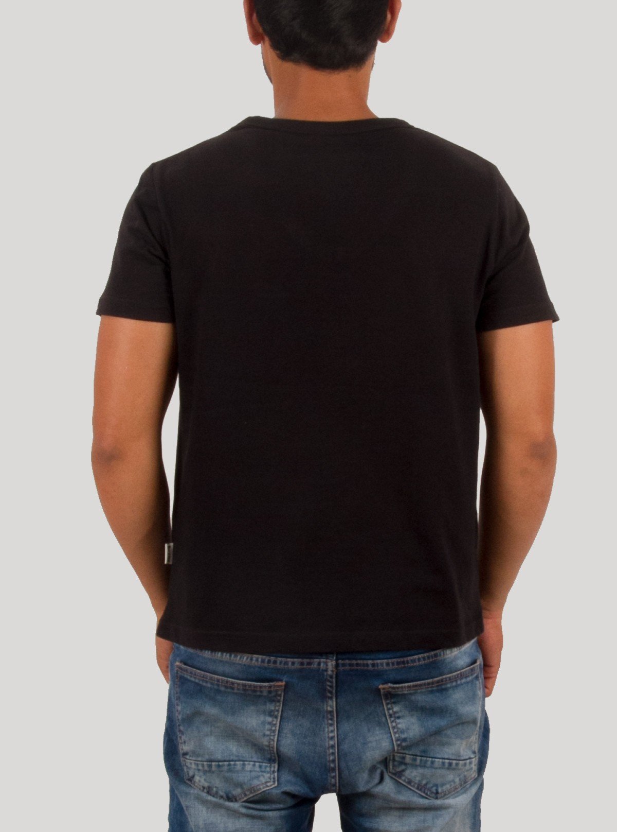 Men’s Black V - Neck T-Shirt – Classic & Comfortable | Boer & Fitch - Boer and Fitch