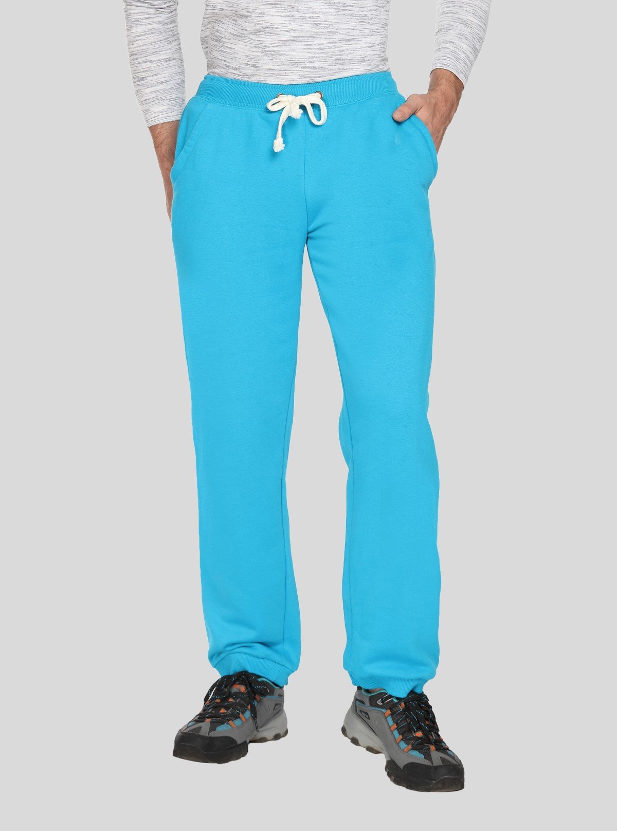 Men’s Blue Bay Cuffed Joggers – Coastal Cool with Everyday Comfort - Boer and Fitch