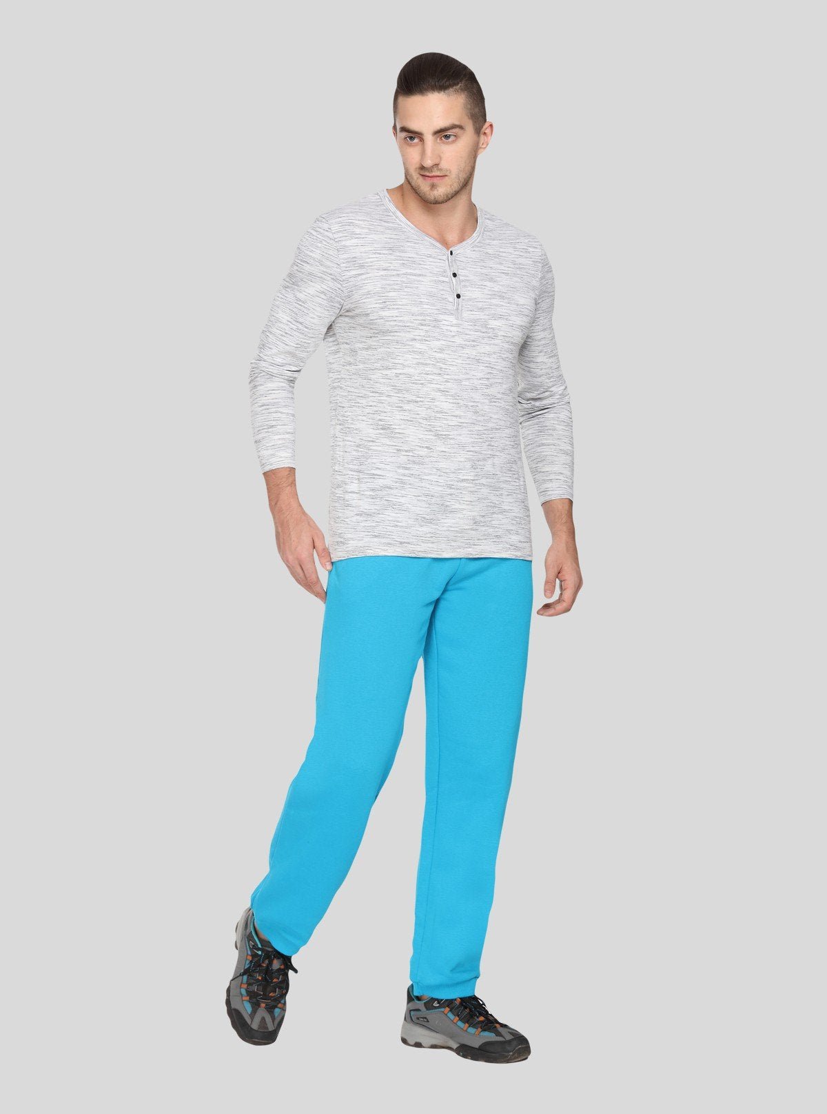 Men’s Blue Bay Cuffed Joggers – Coastal Cool with Everyday Comfort - Boer and Fitch