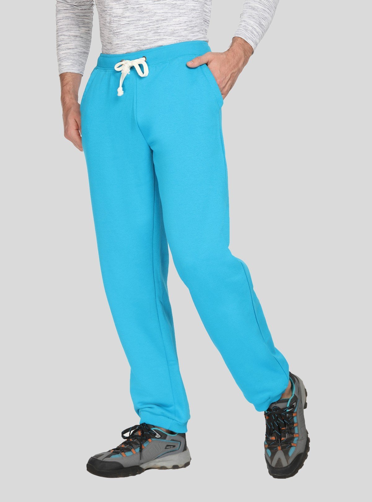 Men’s Blue Bay Cuffed Joggers – Coastal Cool with Everyday Comfort - Boer and Fitch