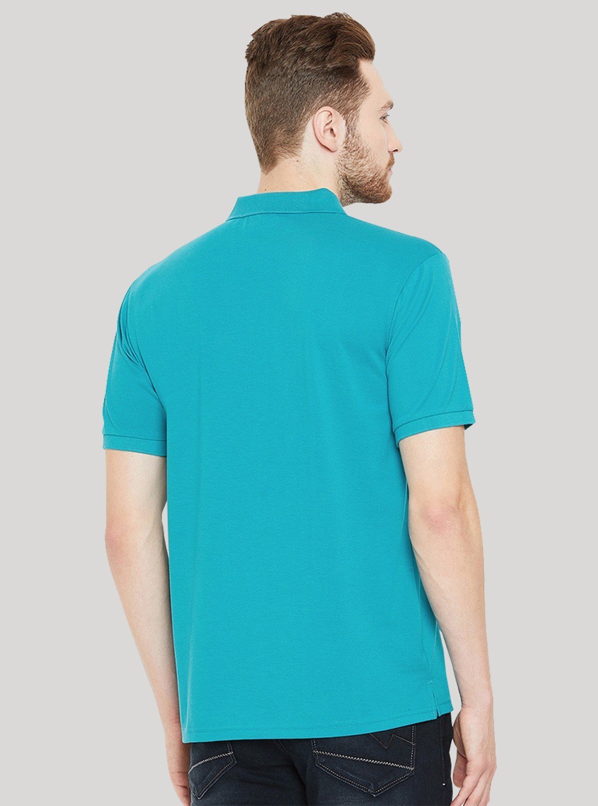Men’s Blue Bay Polo T-Shirt with Collar & Cuff | 100% Cotton Piqué Knit | Boer & Fitch - Boer and Fitch