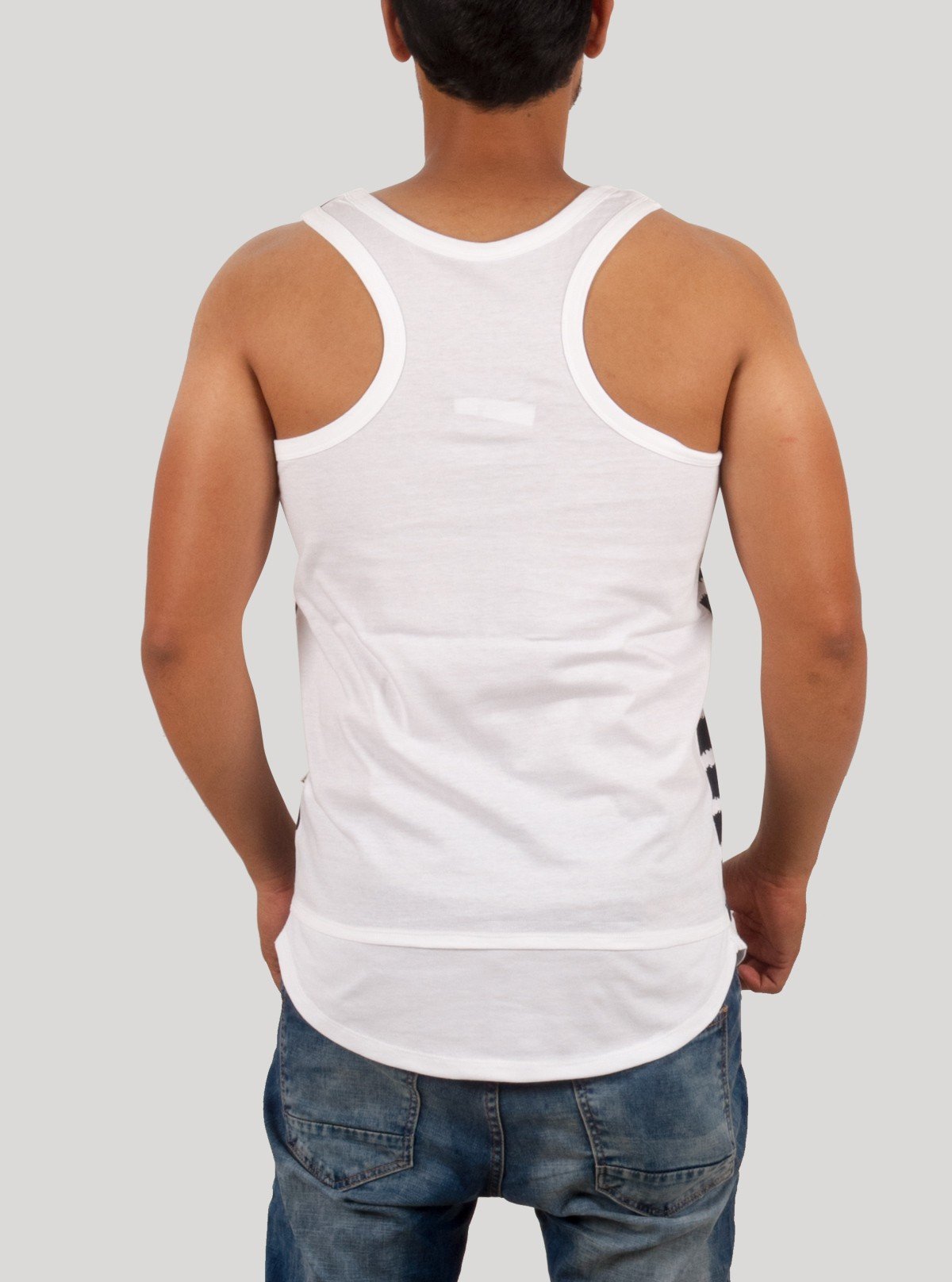 Men’s Blue Stripe Tank Top – Comfortable & Stylish | Boer & Fitch - Boer and Fitch