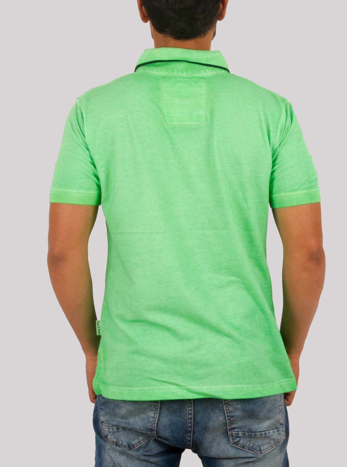 Men’s Bright Green Garment Dyed Polo T-Shirt – Premium Cotton | Boer & Fitch - Boer and Fitch