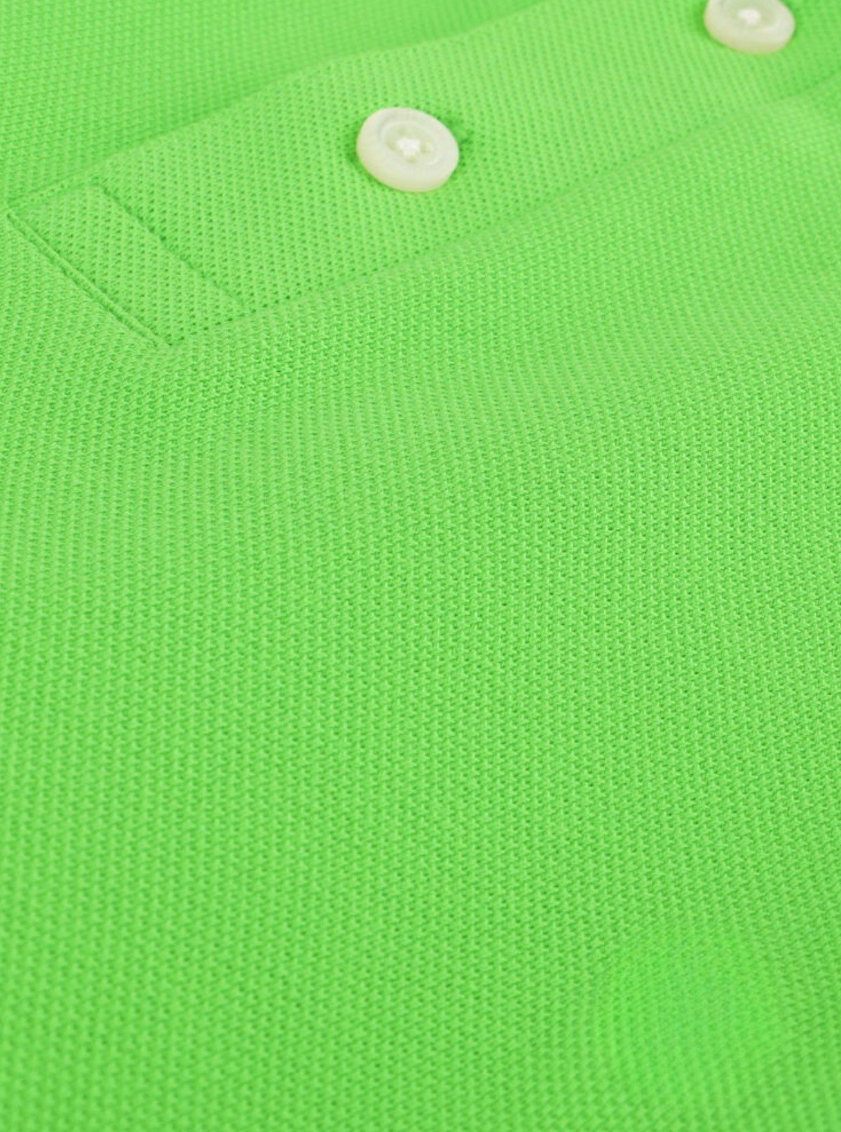 Men’s Bright Green Pique Polo T-Shirt – Vibrant, Classic & Breathable Fit - Boer and Fitch