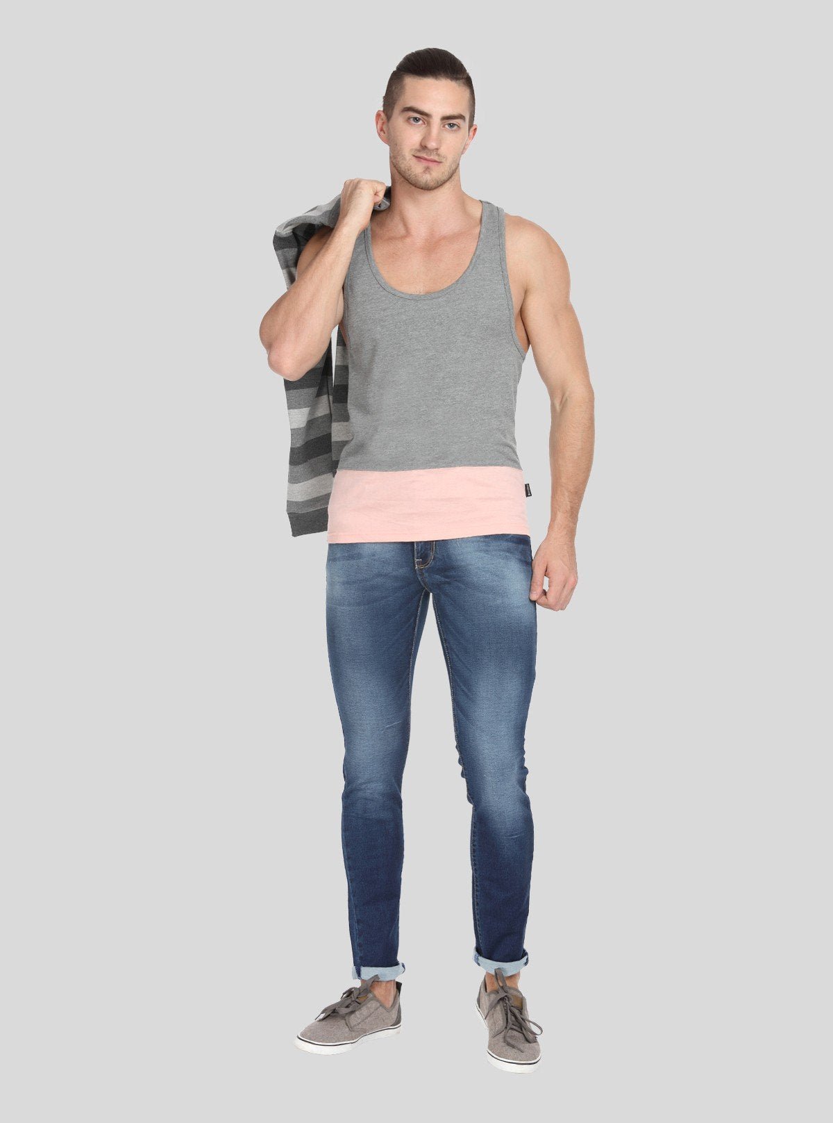 Men’s Casual Drop - Cut Sleeveless Vest – Relaxed Fit, Street - Style Essential - Boer and Fitch