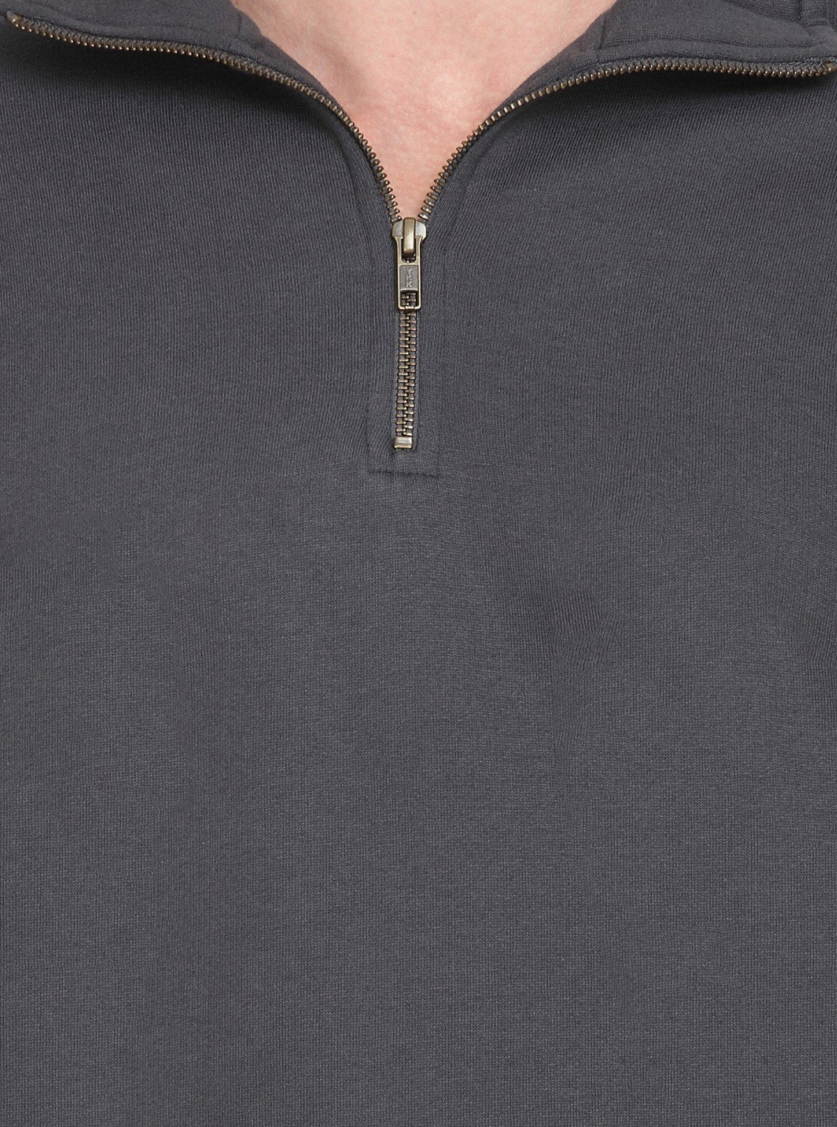 Men’s Charcoal Zipper Collar Cardigan – Smart, Sleek & Season - Ready - Boer and Fitch