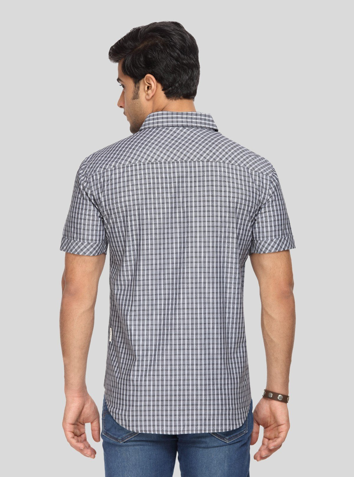 Men's Classic Black Checked Shirt – Timeless Checks for Modern Men - Boer and Fitch