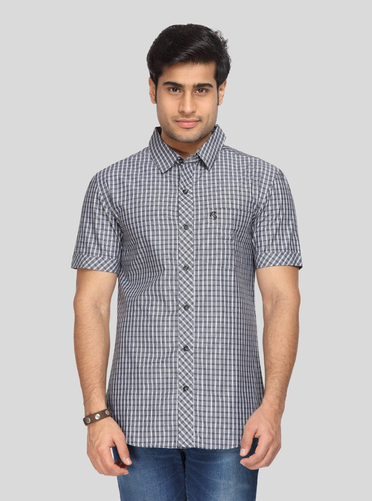 Men's Classic Black Checked Shirt – Timeless Checks for Modern Men - Boer and Fitch