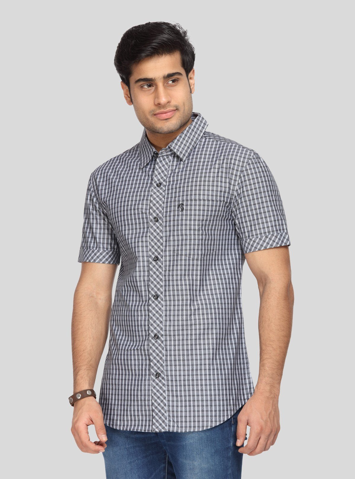 Men's Classic Black Checked Shirt – Timeless Checks for Modern Men - Boer and Fitch