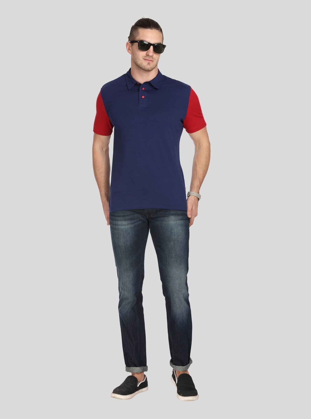 Men’s Classic Blue Polo T-Shirt – Timeless Elegance in Everyday Wear - Boer and Fitch
