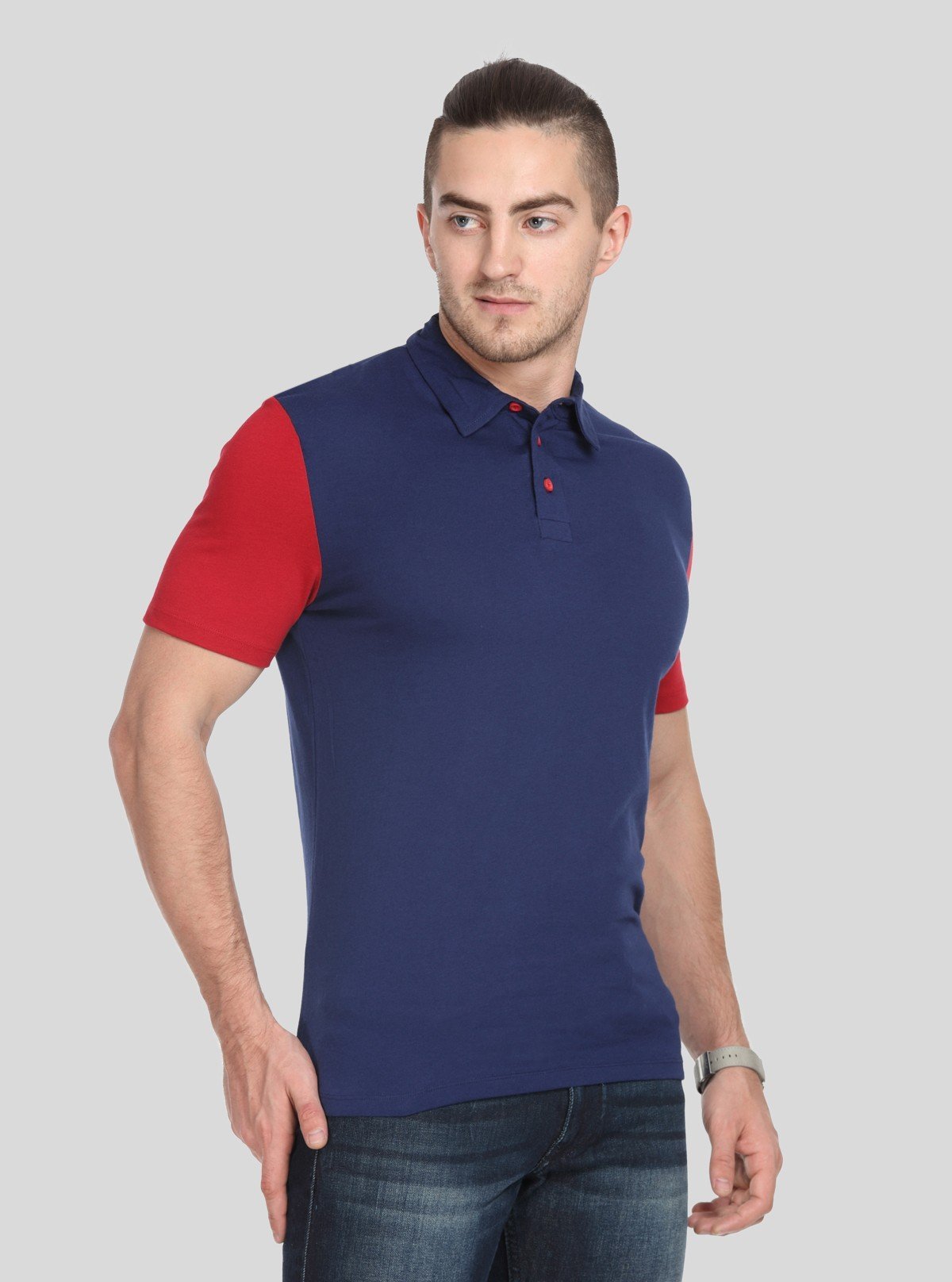 Men’s Classic Blue Polo T-Shirt – Timeless Elegance in Everyday Wear - Boer and Fitch
