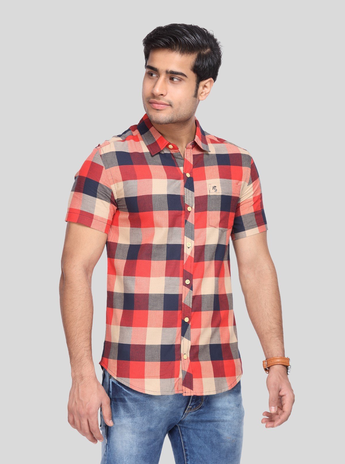 Men’s Classic Broad Checked Slim Fit Shirt – Smart Casual Staple by Boer & Fitch - Boer and Fitch