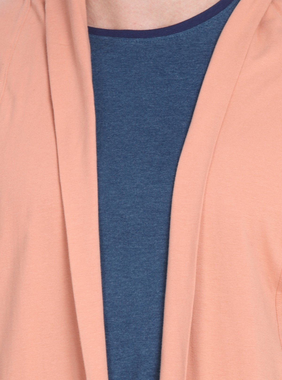 Men’s Classic Peach Long Line Cardigan – Modern Drape with Timeless Appeal - Boer and Fitch
