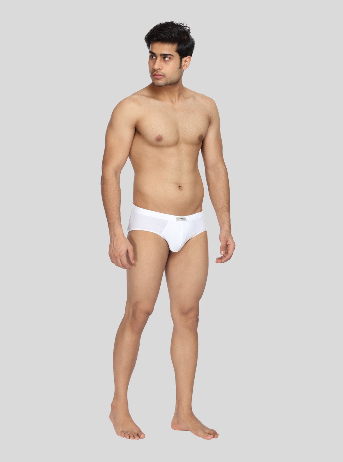 Men’s Classic White Cotton Briefs Pack of 2 – Soft, Breathable Innerwear - Boer and Fitch