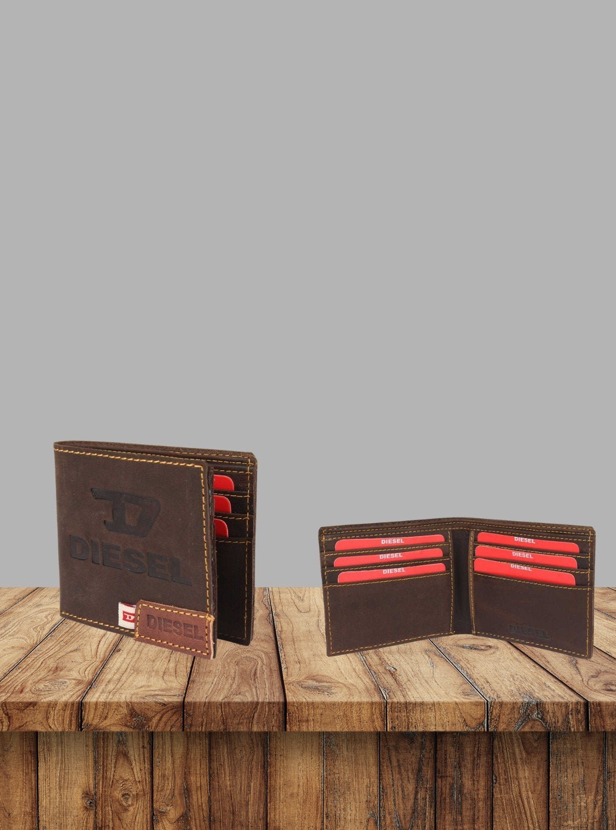 Men’s Dark Brown Leather Wallet by Boer and Fitch – Stylish & Durable - Boer and Fitch