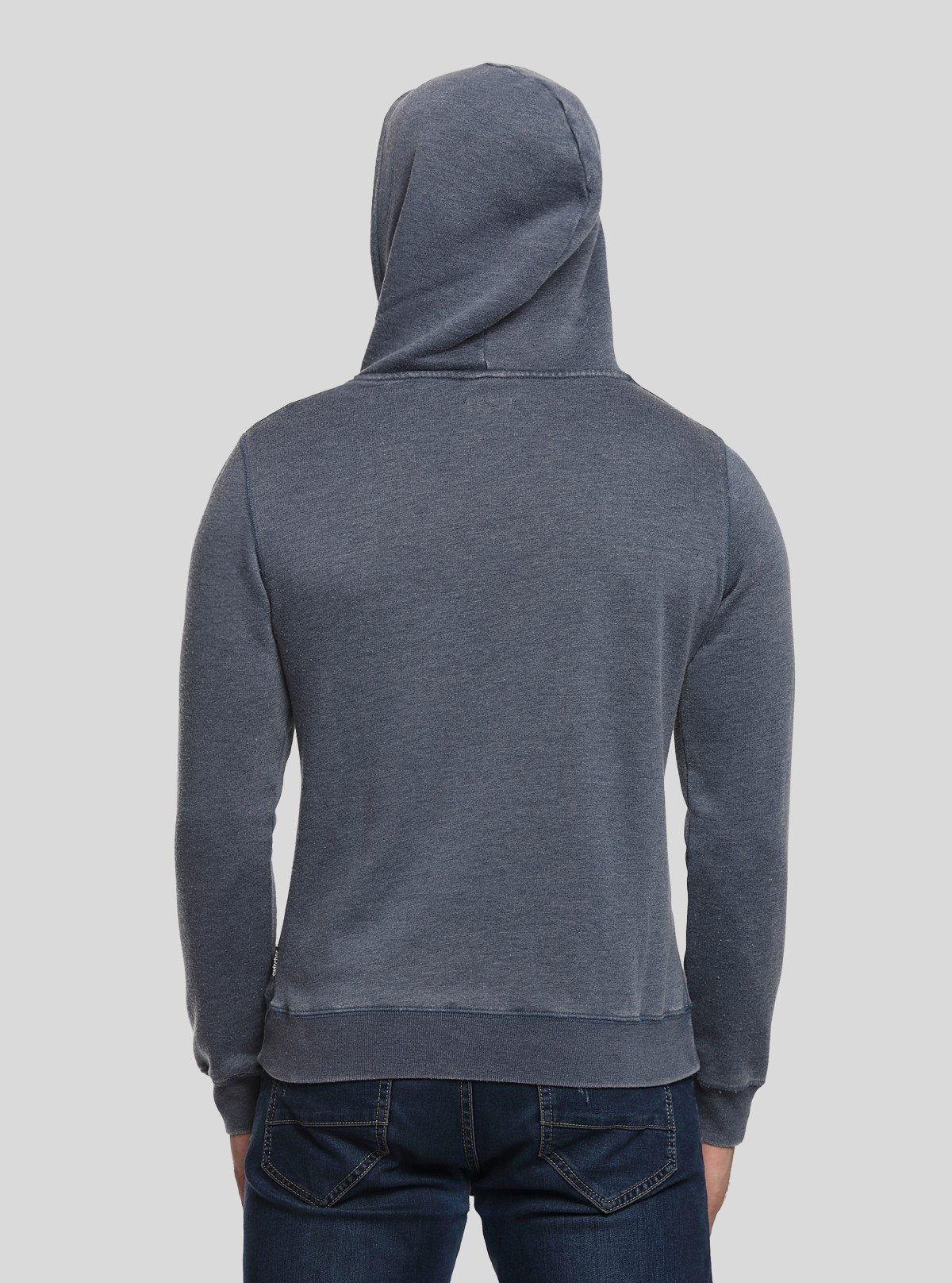Men’s Dusted Blue Garment Dyed Sweatshirt – Vintage Tone, Modern Fit - Boer and Fitch