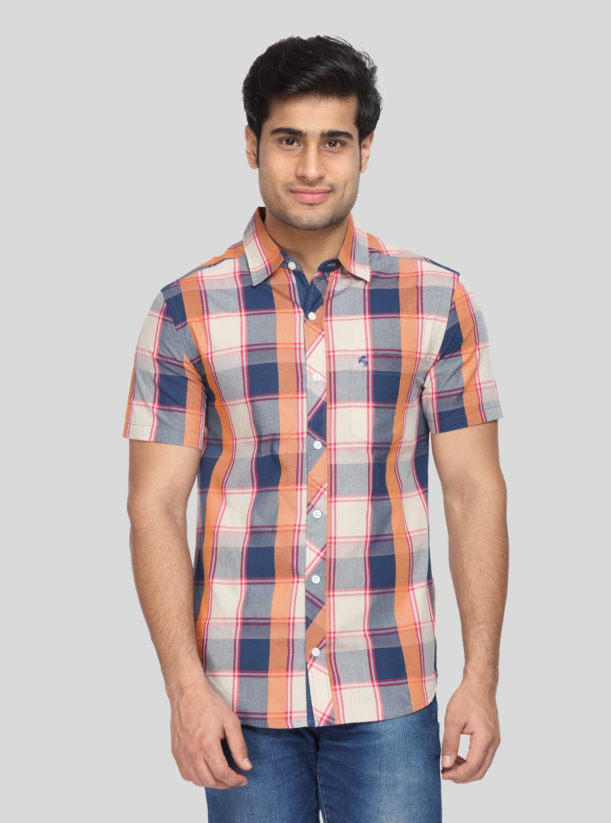 Men’s Elegant Broad Checked Slim Fit Shirt – Smart Casual Style by Boer & Fitch - Boer and Fitch