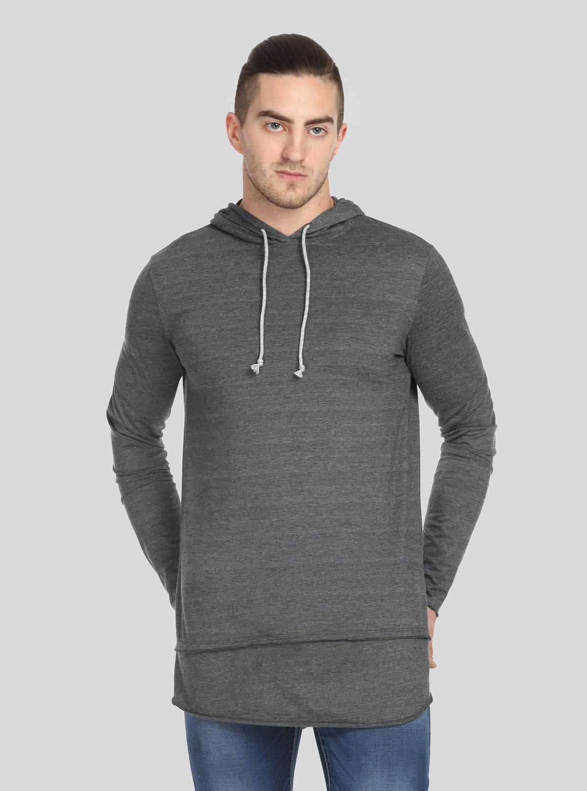 Men’s Elegant Grey Hoodie – Minimalist Design, Maximum Comfort - Boer and Fitch