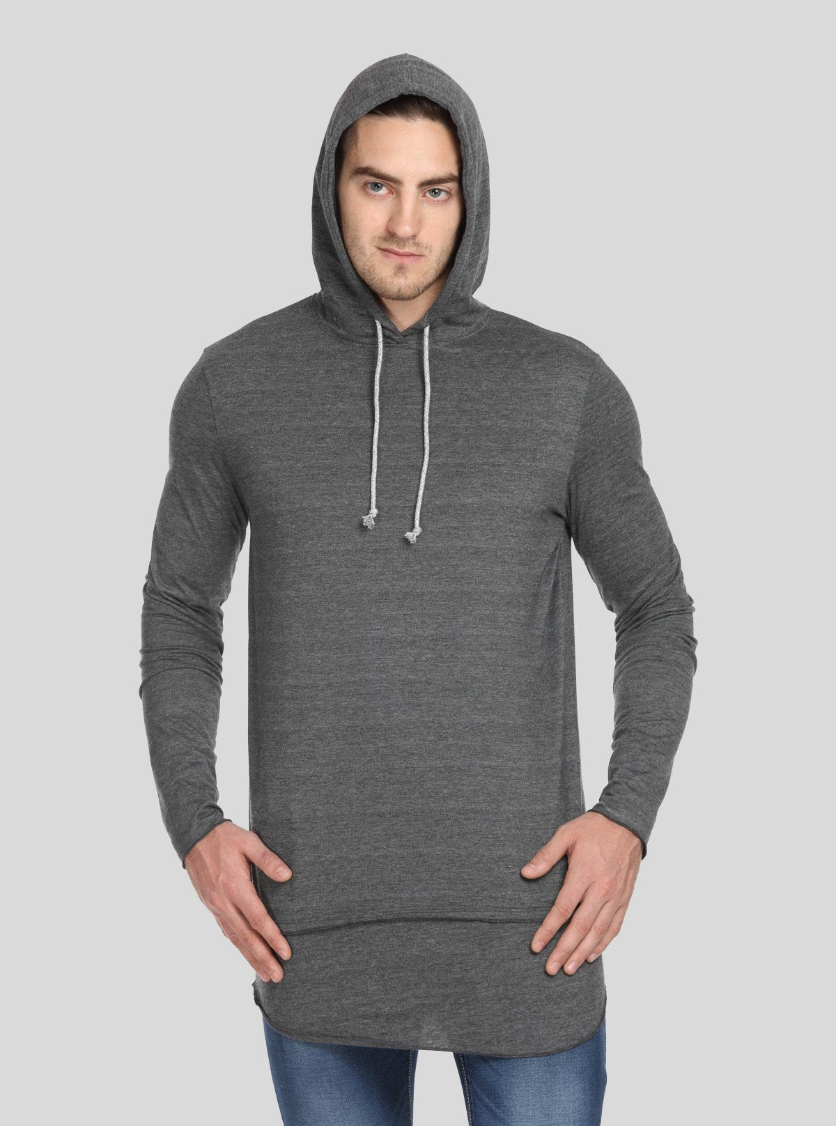 Men’s Elegant Grey Hoodie – Minimalist Design, Maximum Comfort - Boer and Fitch