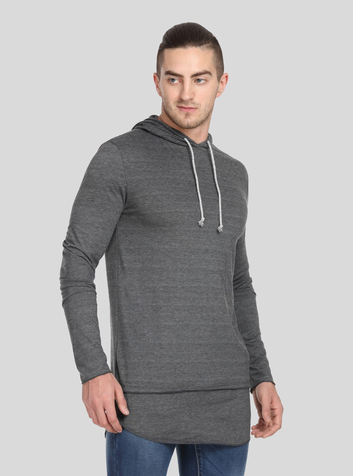 Men’s Elegant Grey Hoodie – Minimalist Design, Maximum Comfort - Boer and Fitch