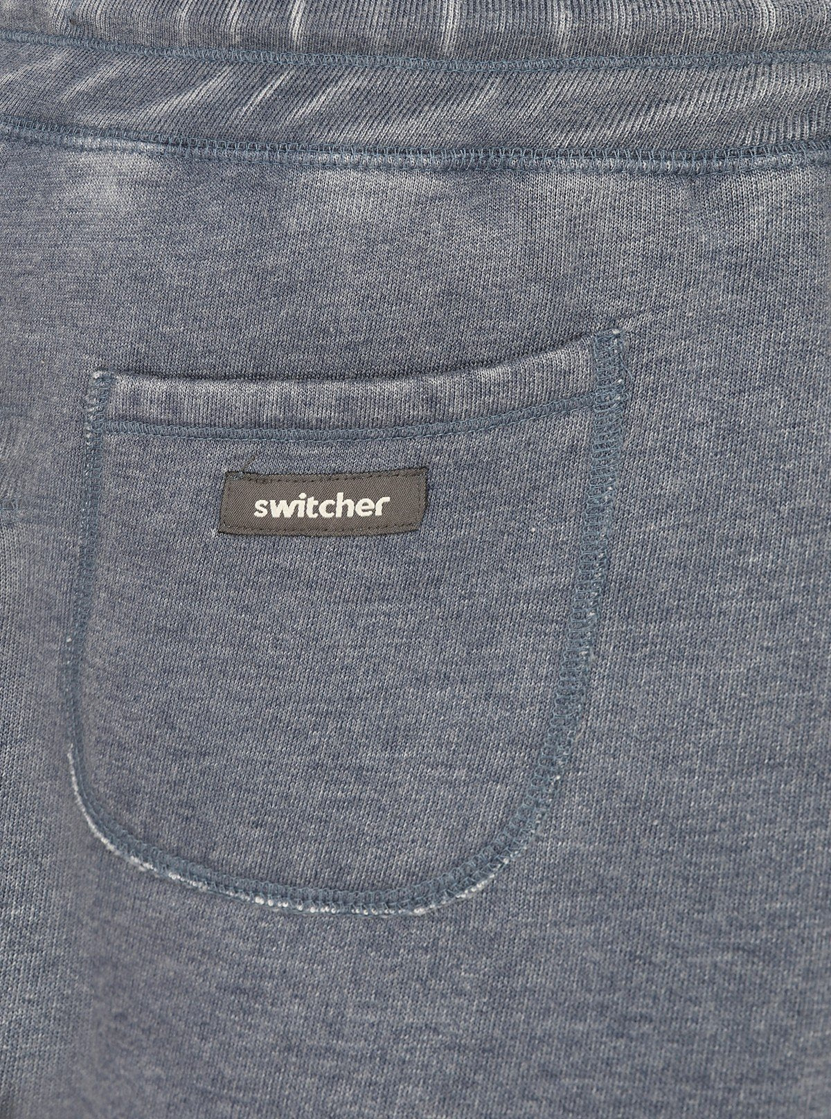 Men’s Faded Blue Cuffed Joggers – Vintage Style, Modern Comfort - Boer and Fitch
