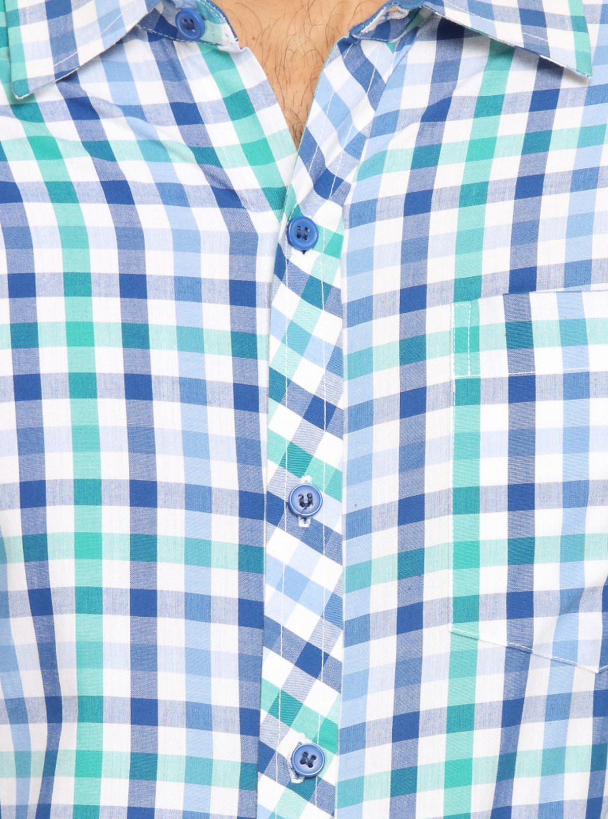 Men’s Green Checked Slim Fit Full Sleeve Shirt – Trendy Casual Wear by Boer & Fitch - Boer and Fitch