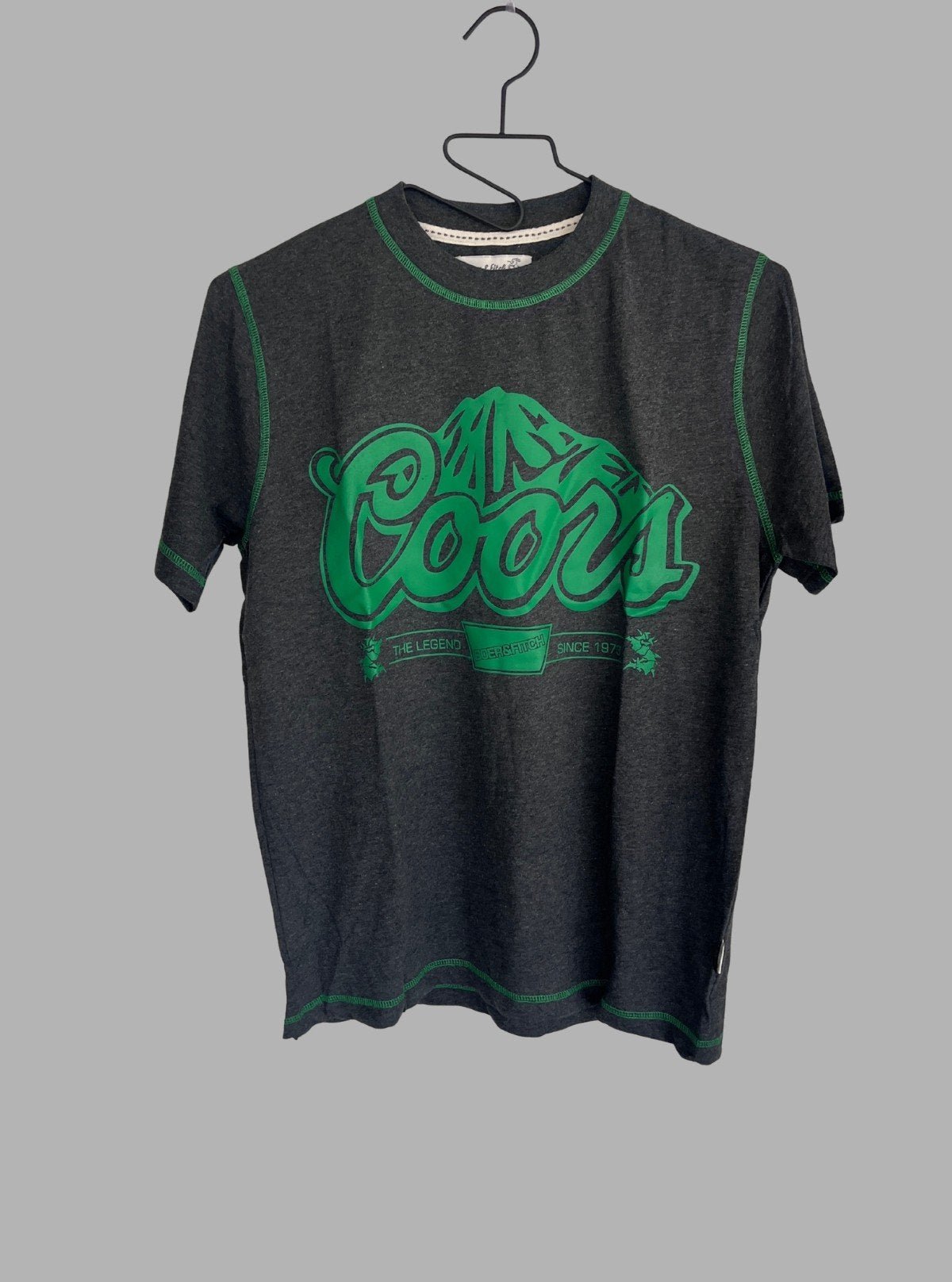 Men’s Green Coors Printed T-Shirt – Casual Cotton Tee by Boer and Fitch - Boer and Fitch