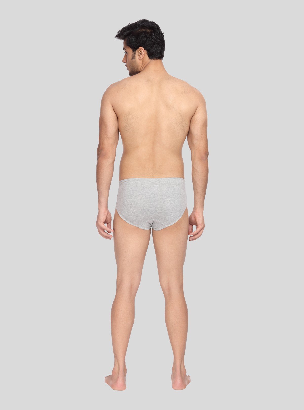 Men's Grey Classic Fit Briefs – Pack of 2 - Boer and Fitch