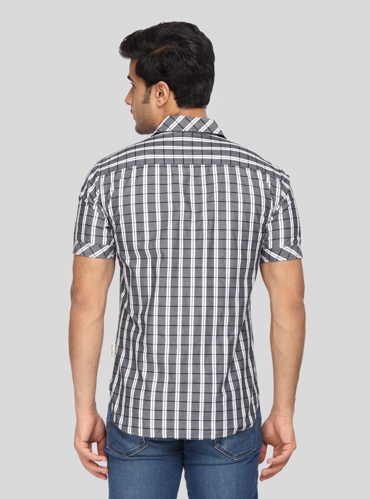 Men's Grey Classic Striped Shirt – Timeless, Refined & Versatile Everyday Wear - Boer and Fitch