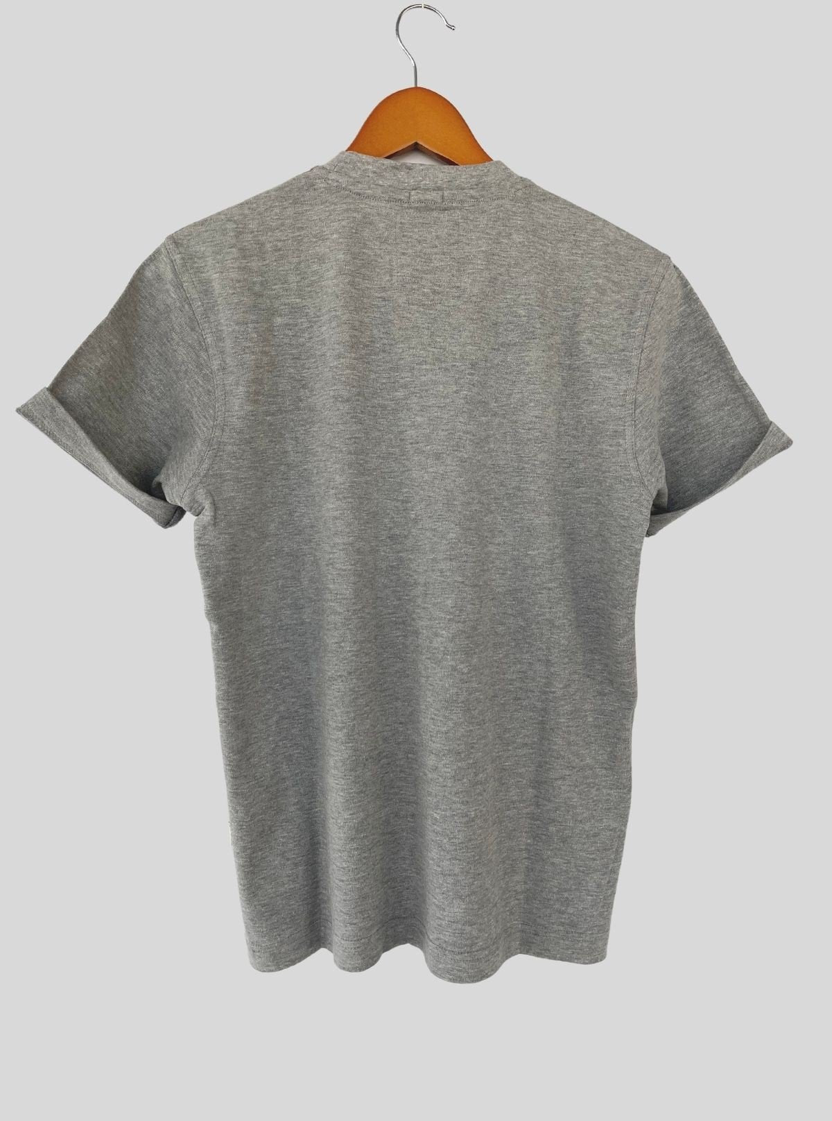 Men’s Grey Flock Print T-Shirt | Stylish Casual Cotton Tee by Boer and Fitch - Boer and Fitch